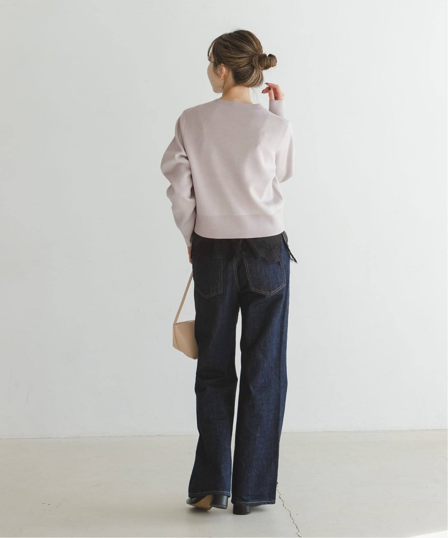 ダブル編みショートカーデ（カーディガン）｜NOBLE（ノーブル）の通販