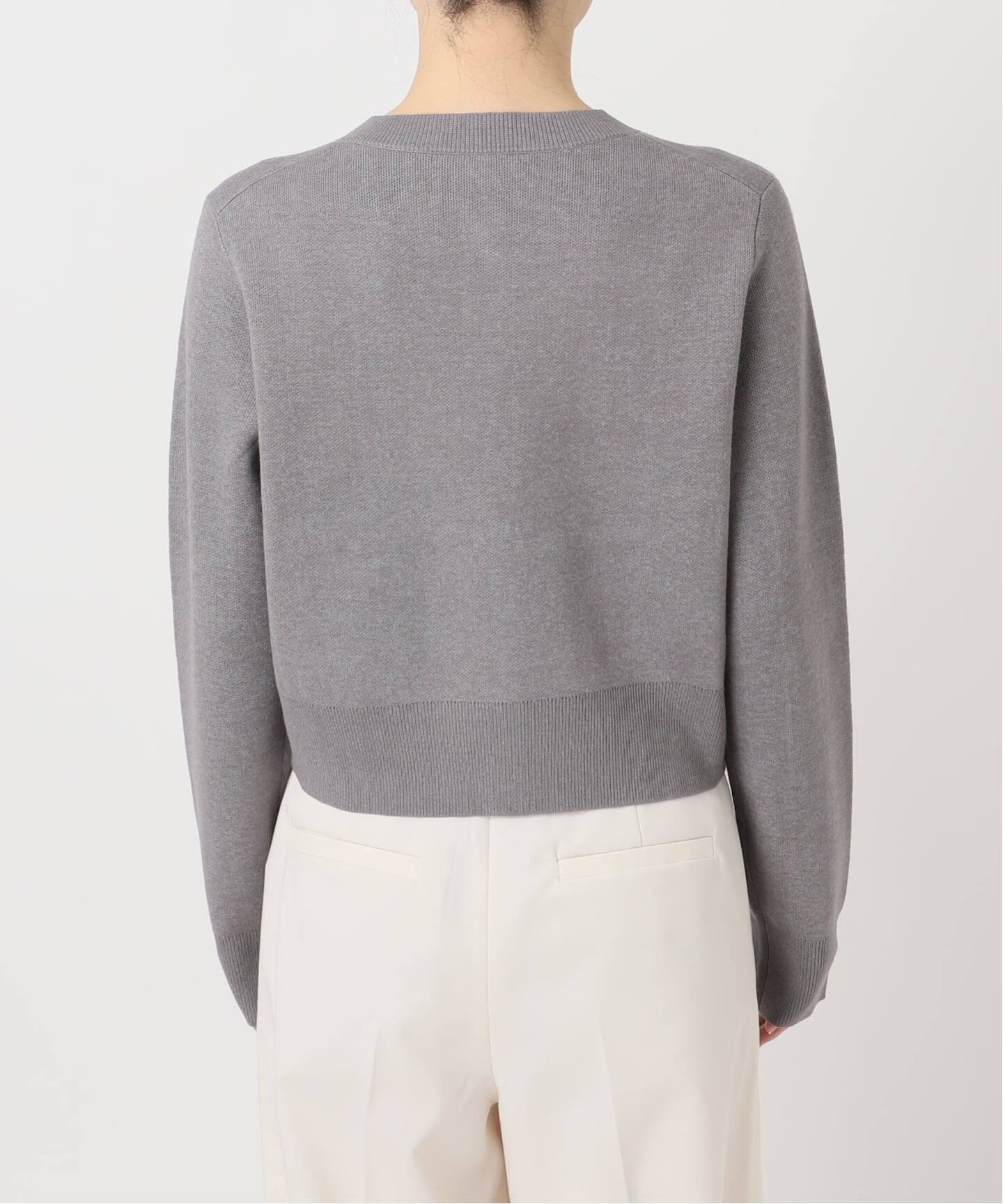 予約》ダブル編みショートカーデ（カーディガン）｜NOBLE（ノーブル