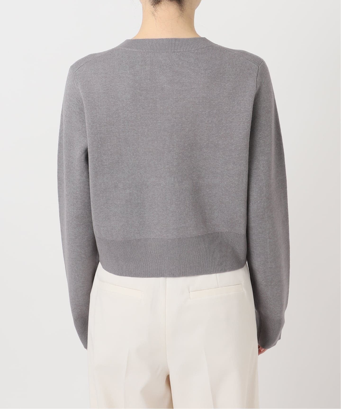 ダブル編みショートカーデ（カーディガン）｜NOBLE（ノーブル）の通販