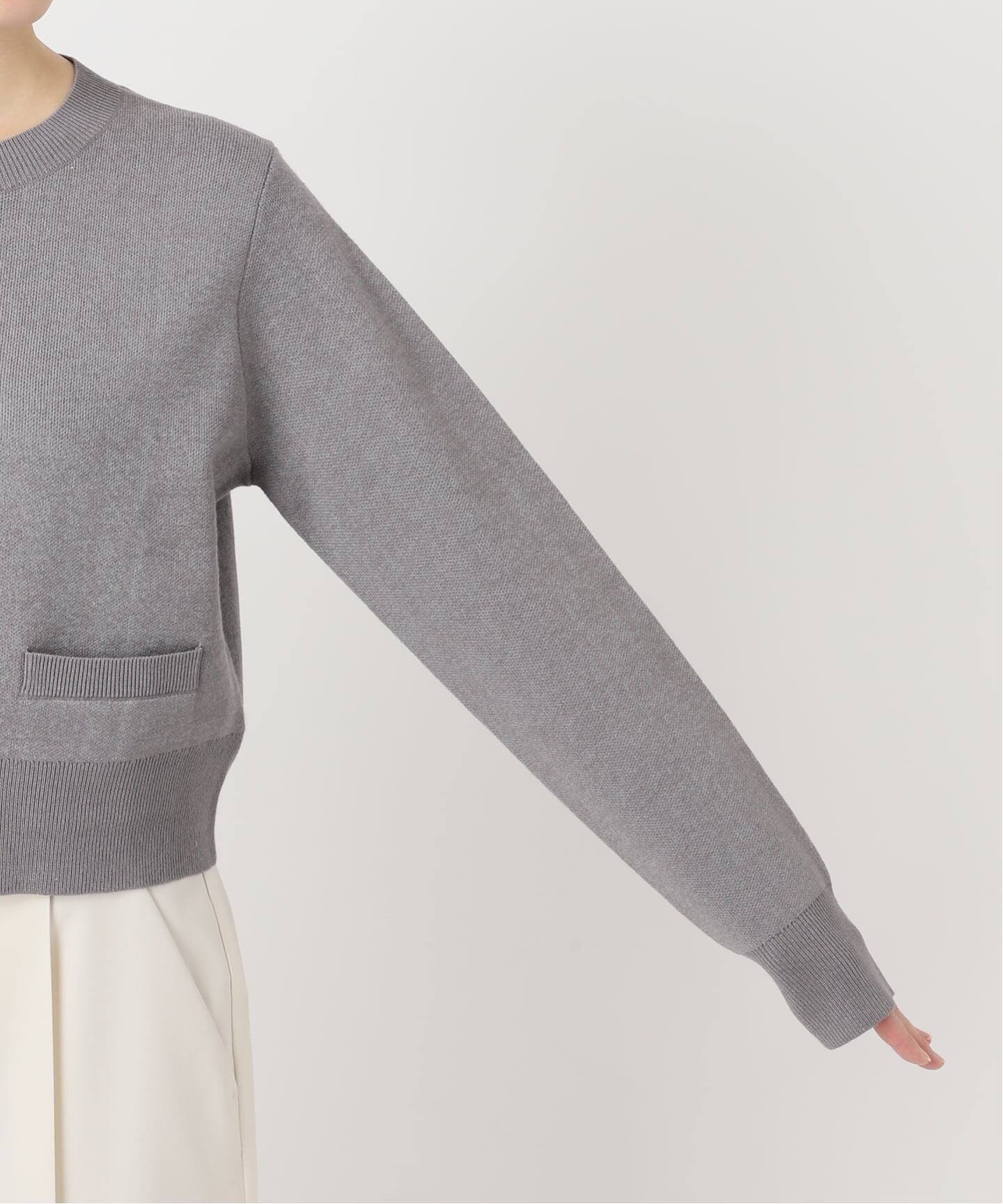 ダブル編みショートカーデ（カーディガン）｜NOBLE（ノーブル）の通販