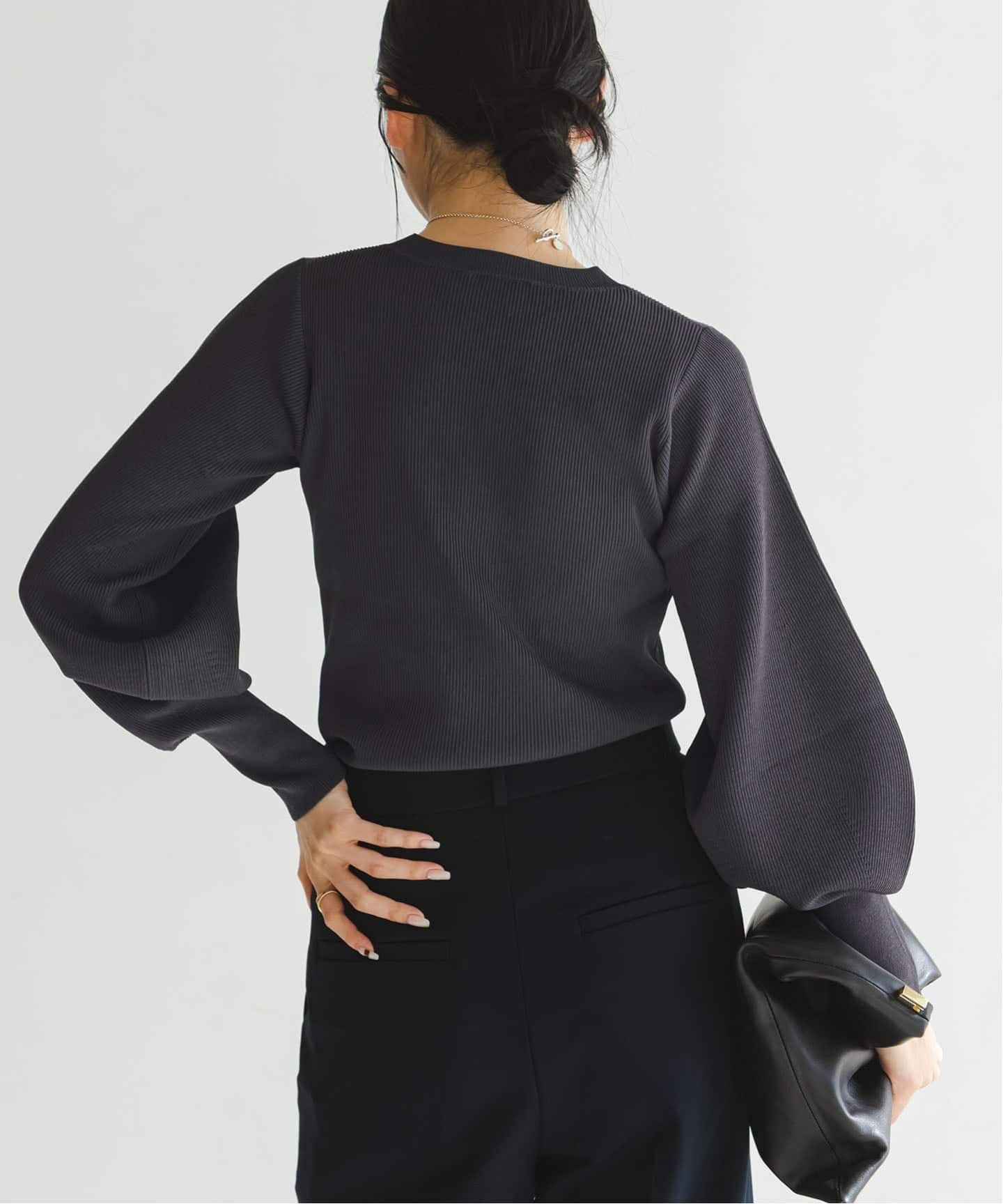 バルーンスリーブニット（ニット／セーター）｜NOBLE（ノーブル）の