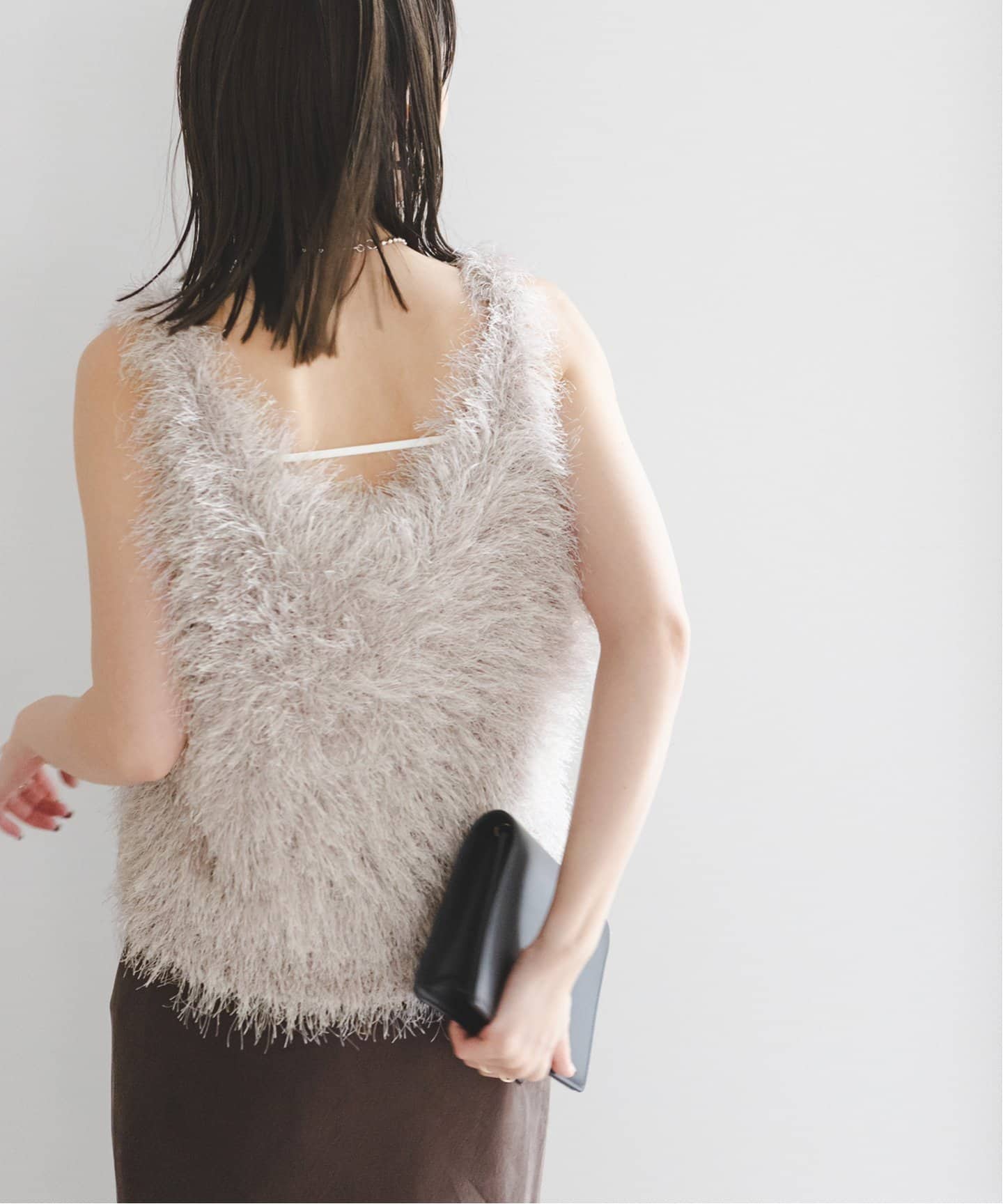 フェザーニットビスチェ（ニット／セーター）｜NOBLE（ノーブル）の