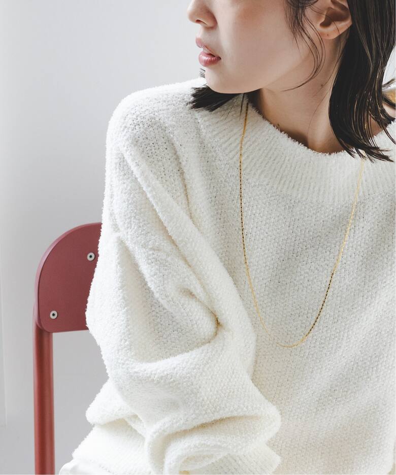 追加》ドライミックスモールニットプルオーバー（ニット／セーター  