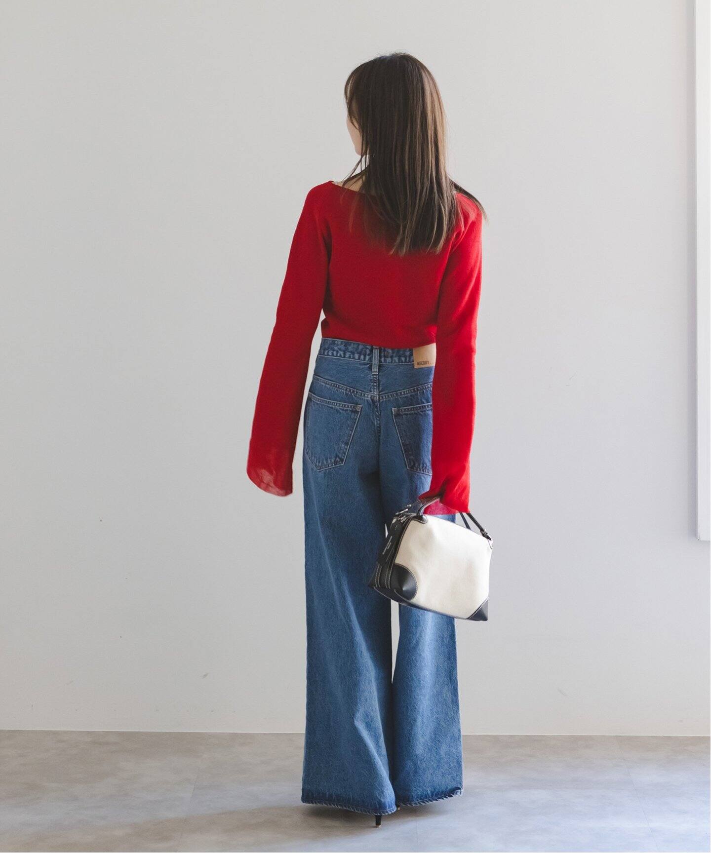 コンフォータブルシアーカフスリブニット（ニット／セーター）｜NOBLE  