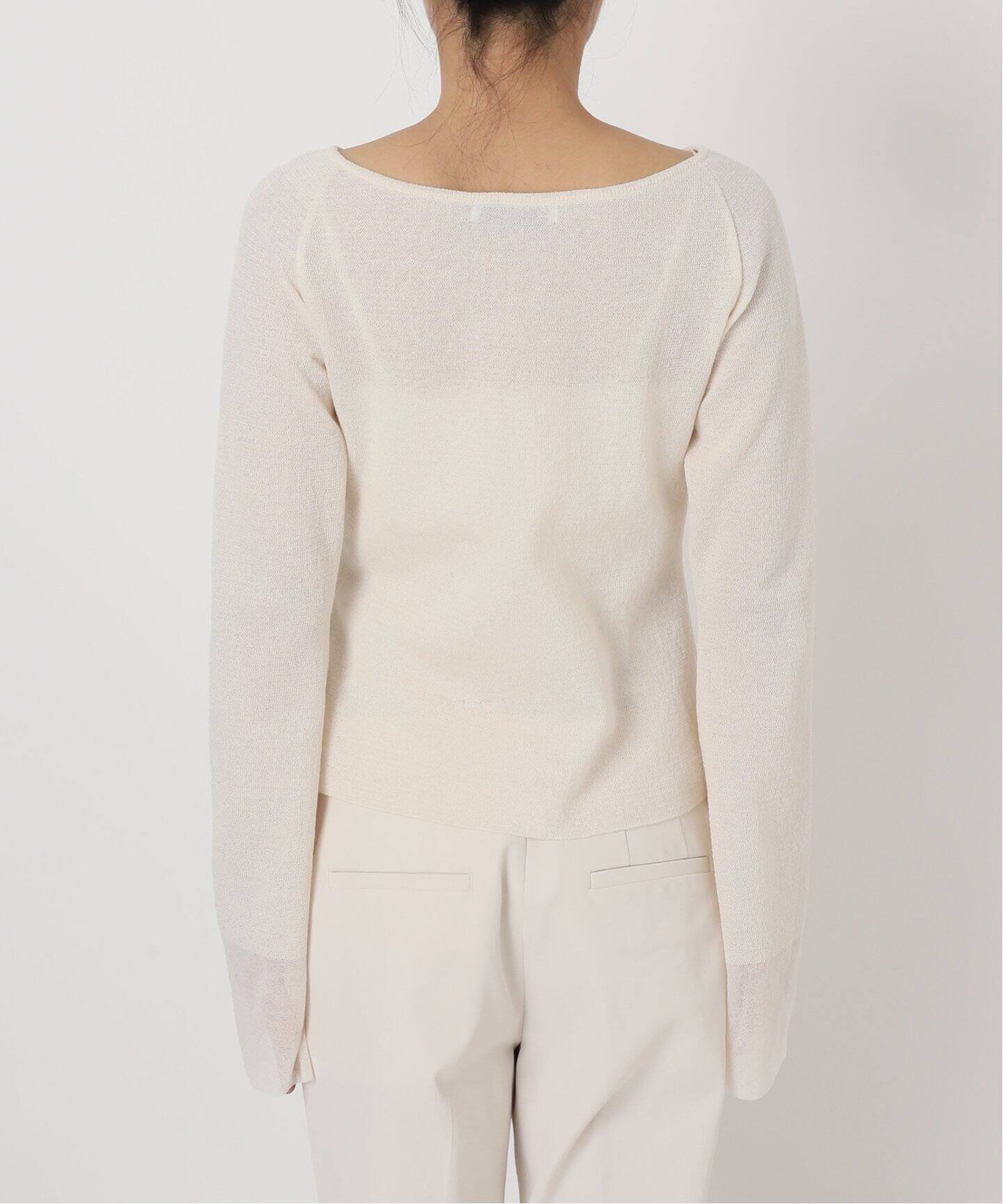 コンフォータブルシアーカフスリブニット（ニット／セーター