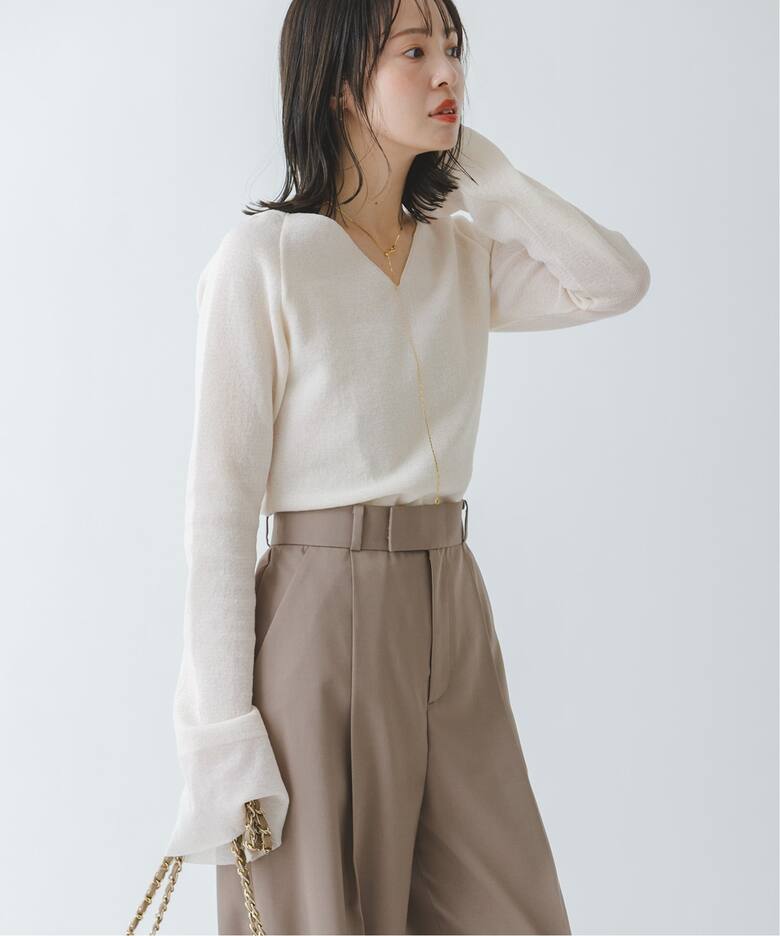 コンフォータブルシアーカフスリブニット（ニット／セーター）｜NOBLE  