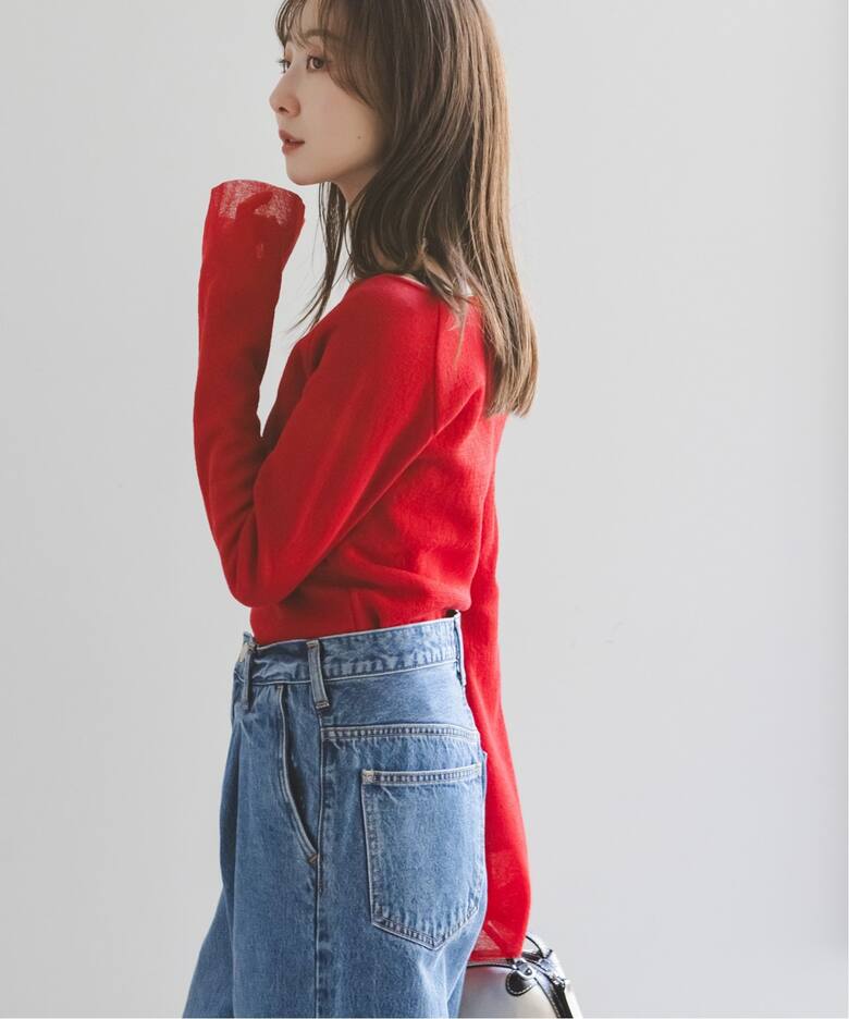 コンフォータブルシアーカフスリブニット（ニット／セーター）｜NOBLE  