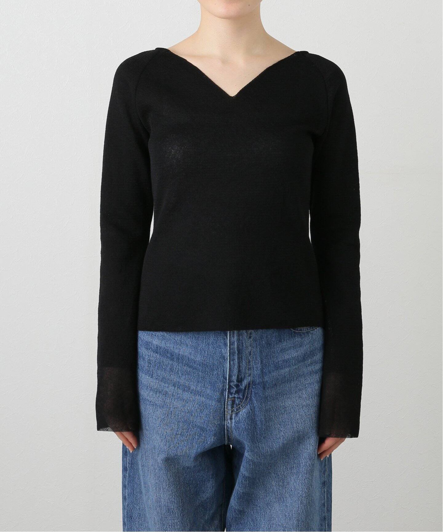 コンフォータブルシアーカフスリブニット（ニット／セーター）｜NOBLE  