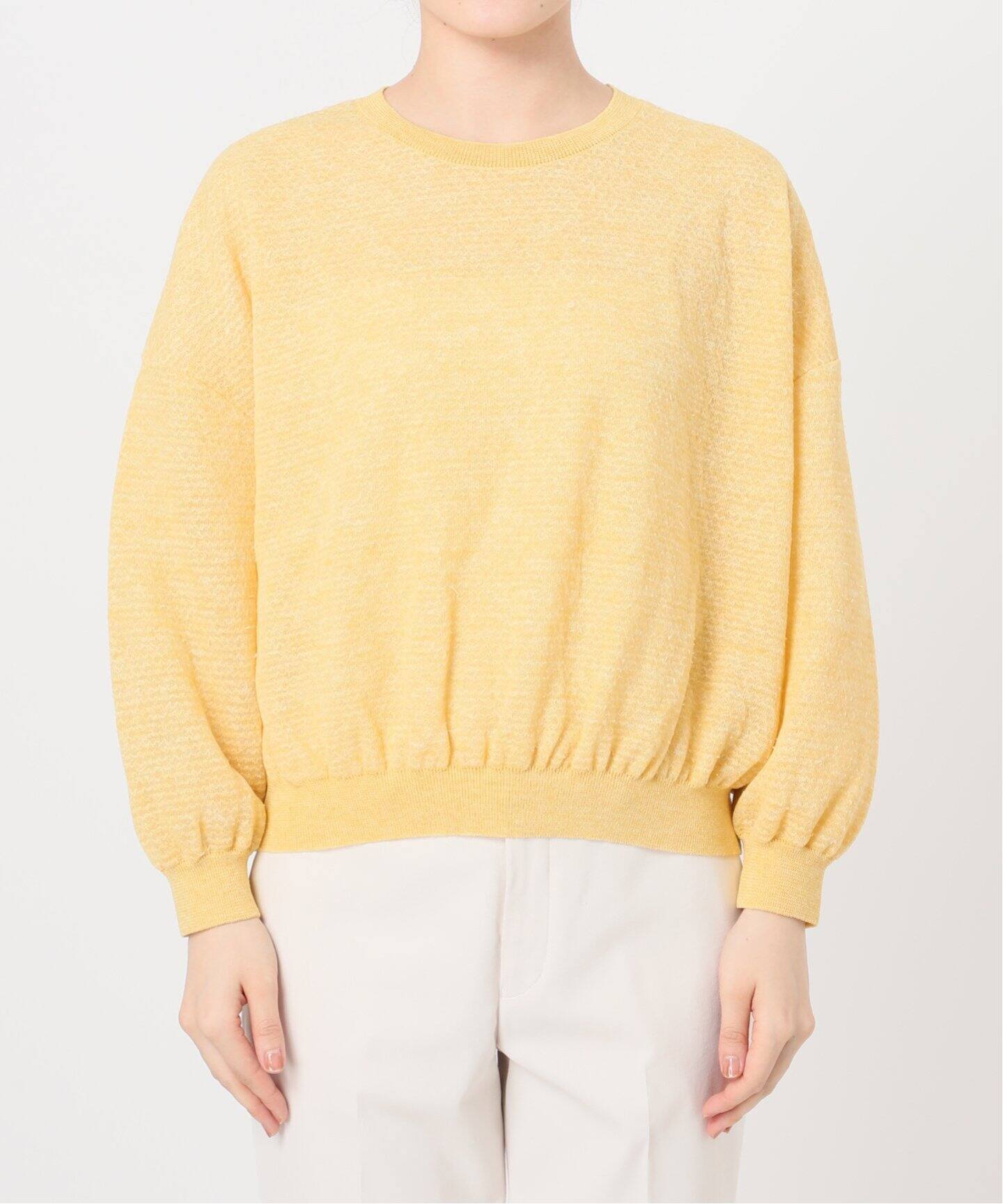 NOBLE MINAスムースニットプルオーバー カーキ Noble - NOBLE MINAスムースニットプルオーバー カーキの通販 by 's