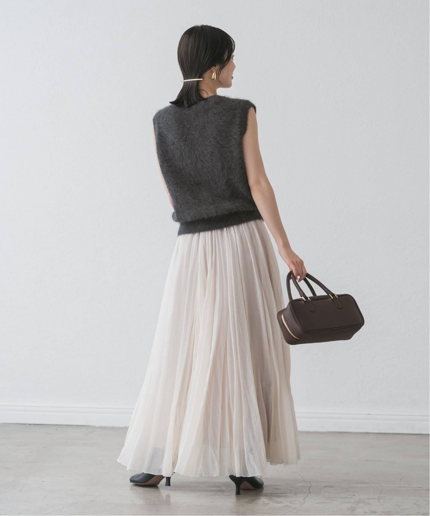 FOX/Caファーニットフロントボタンベスト（ベスト）｜NOBLE（ノーブル