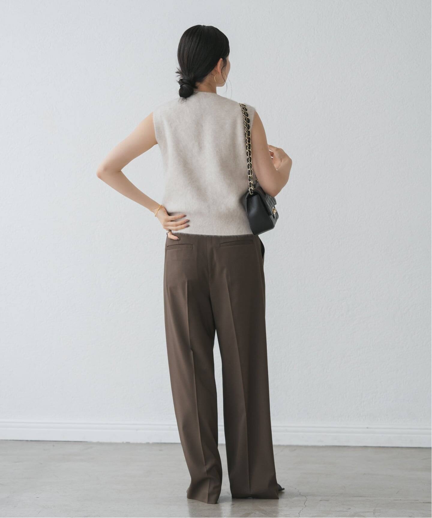 FOX/Caファーニットフロントボタンベスト（ベスト）｜NOBLE（ノーブル