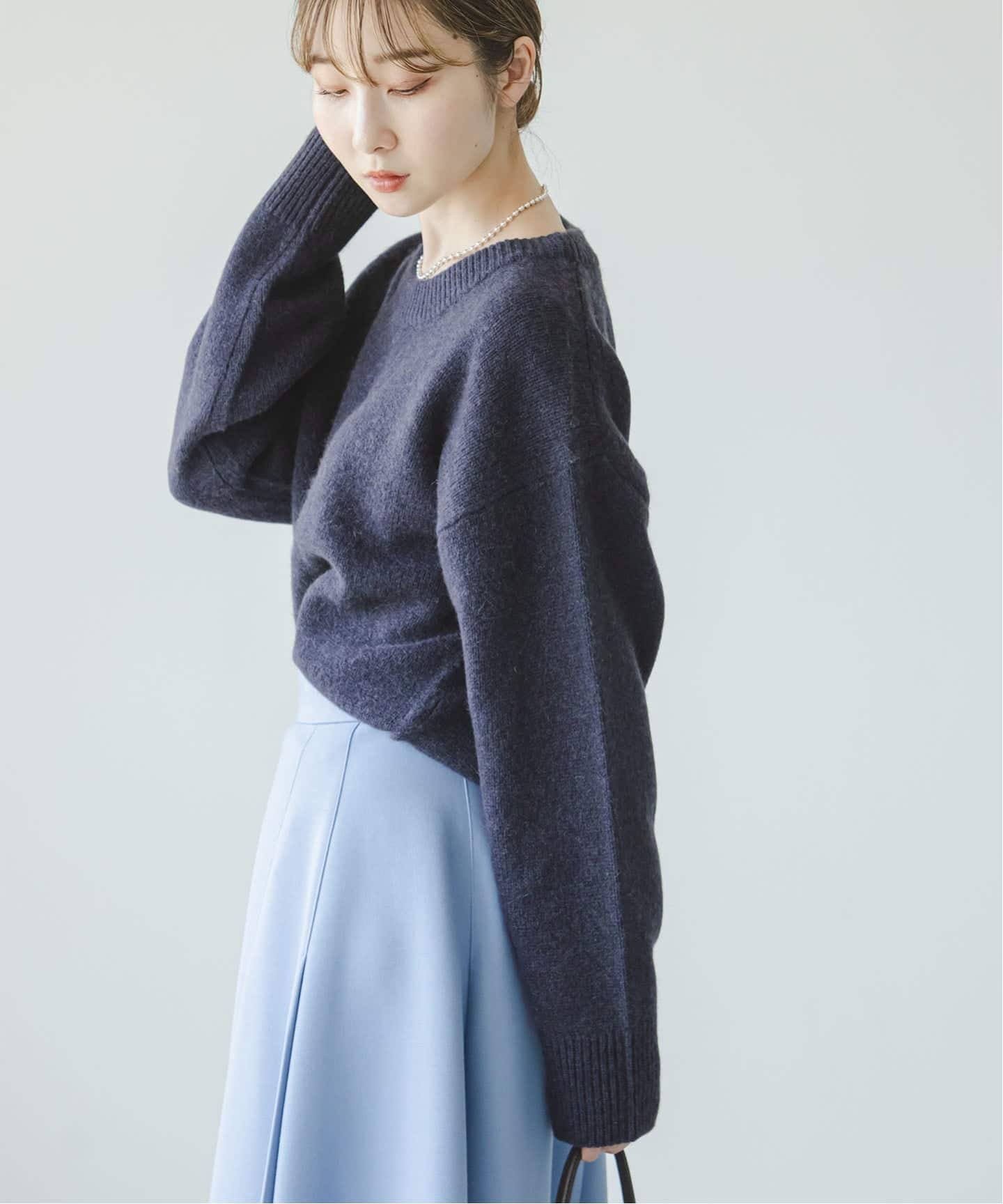 YAKクルーネックプルオーバー（ニット／セーター）｜NOBLE（ノーブル