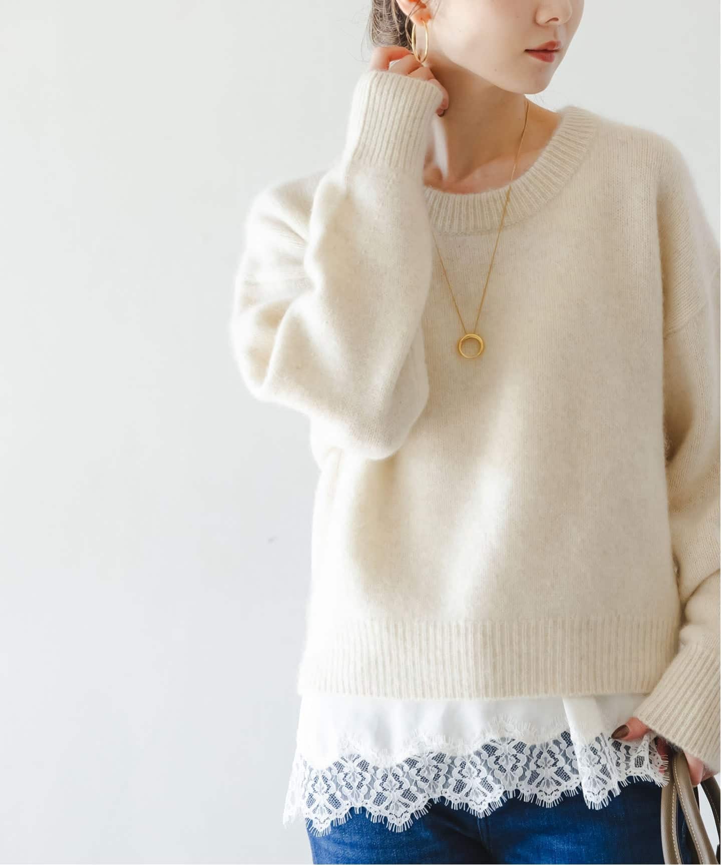 追加》YAKクルーネックプルオーバー2（ニット／セーター）｜NOBLE