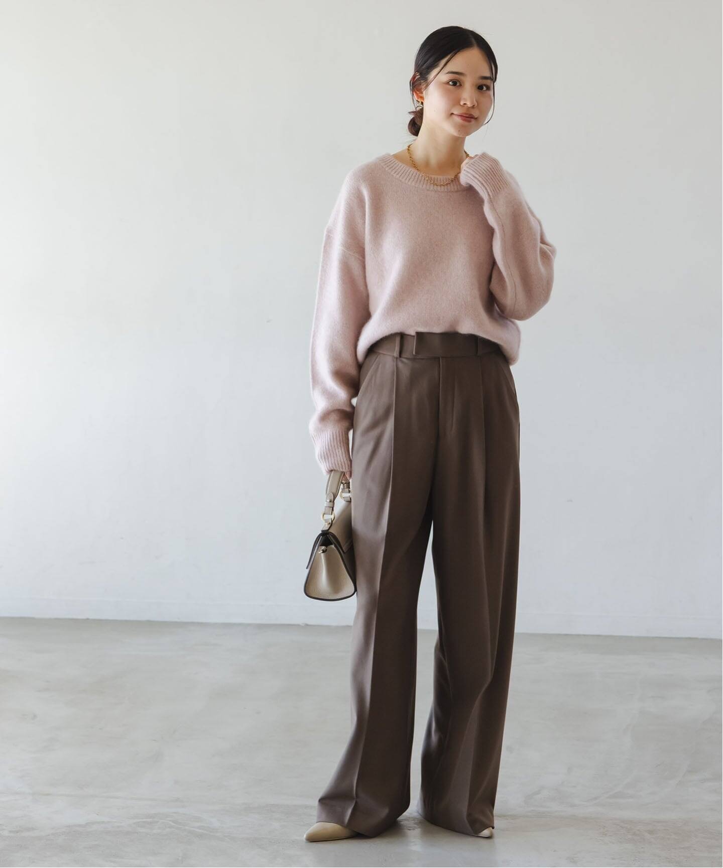 NOBLE YAKクルーネックプルオーバー グリーンB 新品 NOBLE YAKクルーネックプルオーバー グリーンB 新品