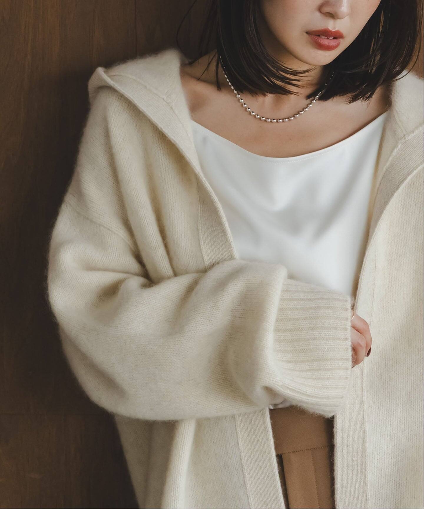 予約》YAKフーディーカーディガン（カーディガン）｜NOBLE