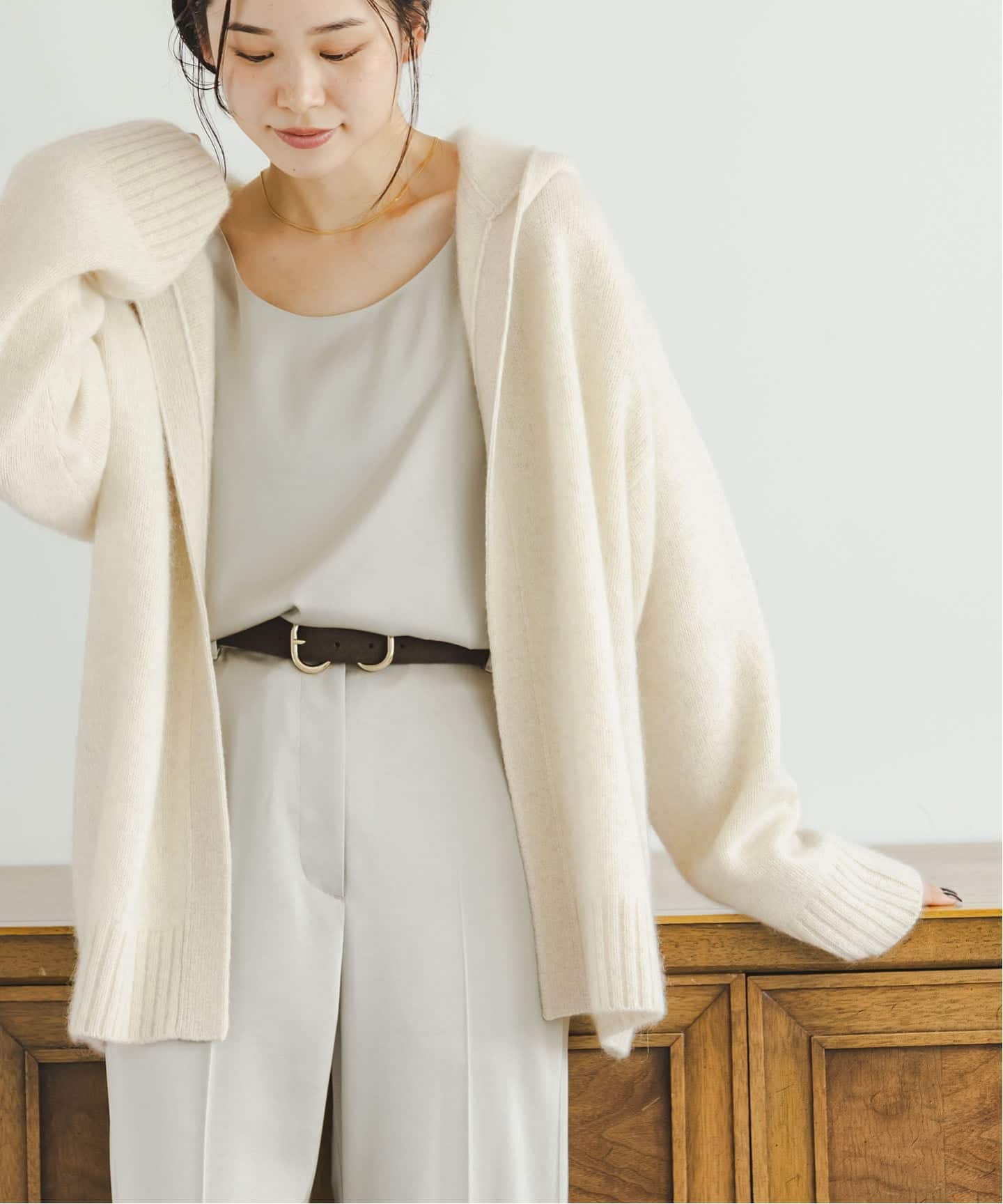 【25SS 完売 】EDIT. FOR LULUフロントサテンカーディガン 25SS 完売 】EDIT. FOR LULUフロントサテンカーディガン 25SS 完売