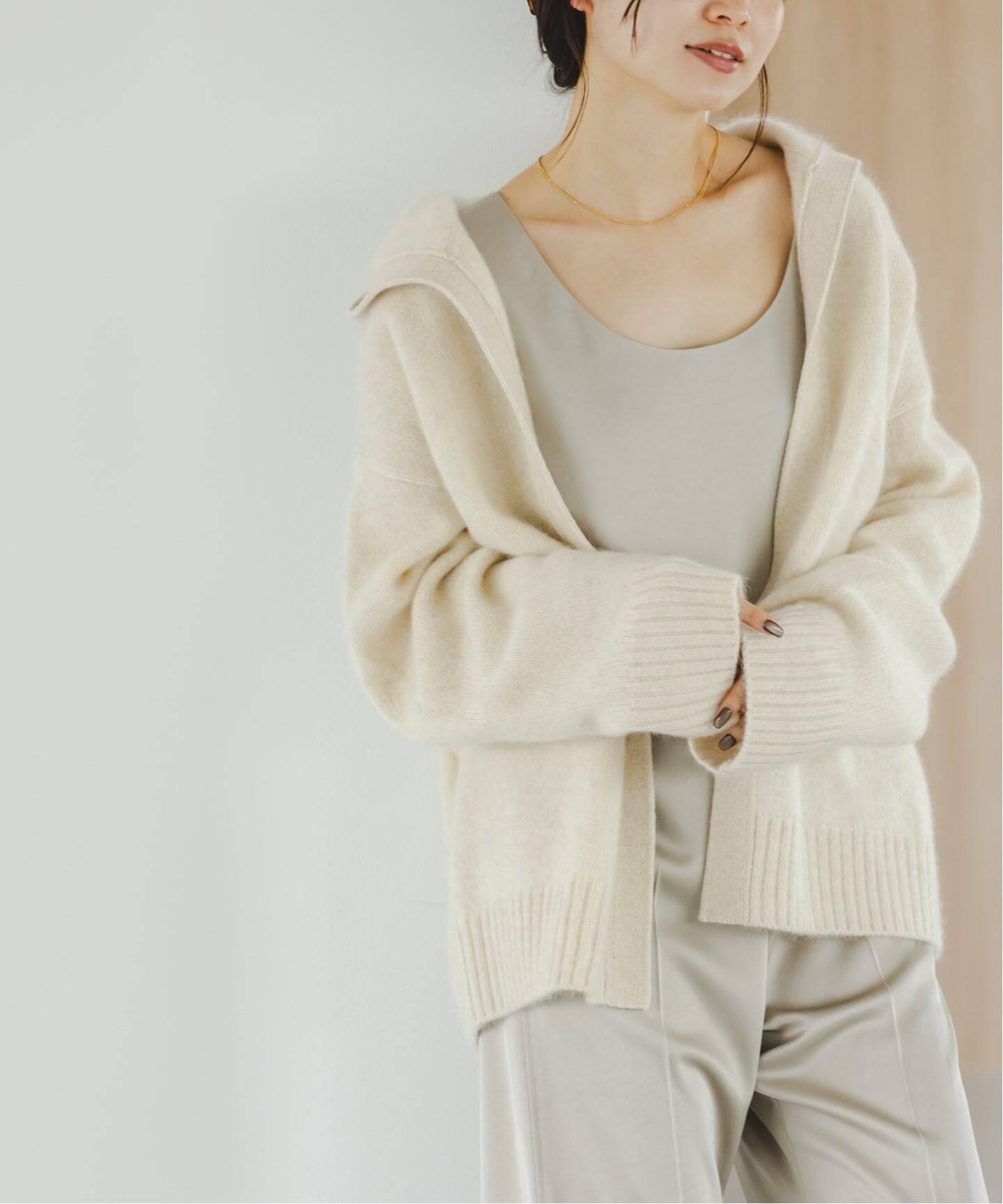 YAKフーディーカーディガン（カーディガン）｜NOBLE（ノーブル）の通販