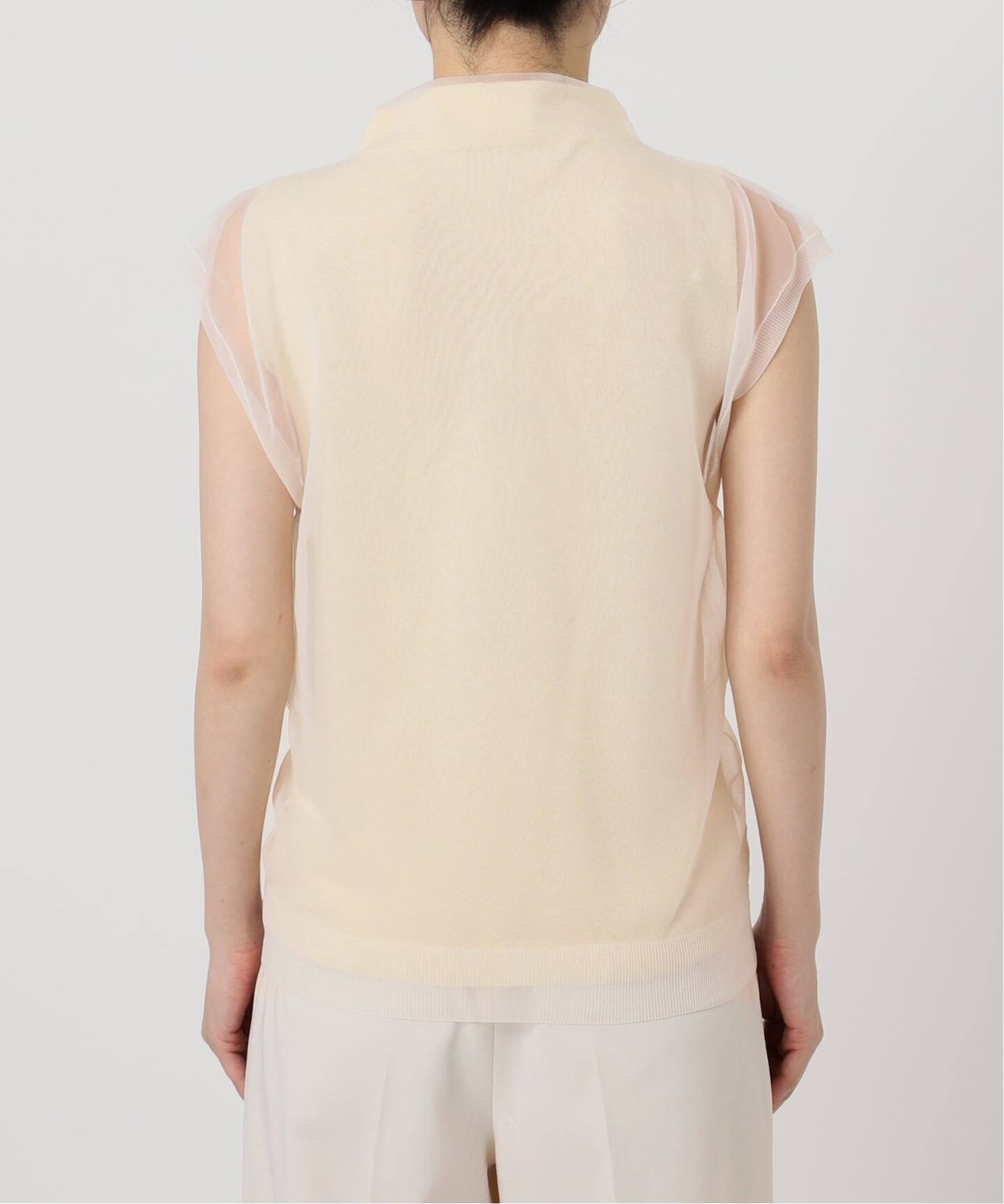 Noble ELENI エルニ 2025AW レイヤードスリーブレスニット ELENI/エルニ レイヤードスリーブレスニット（ニット／セーター