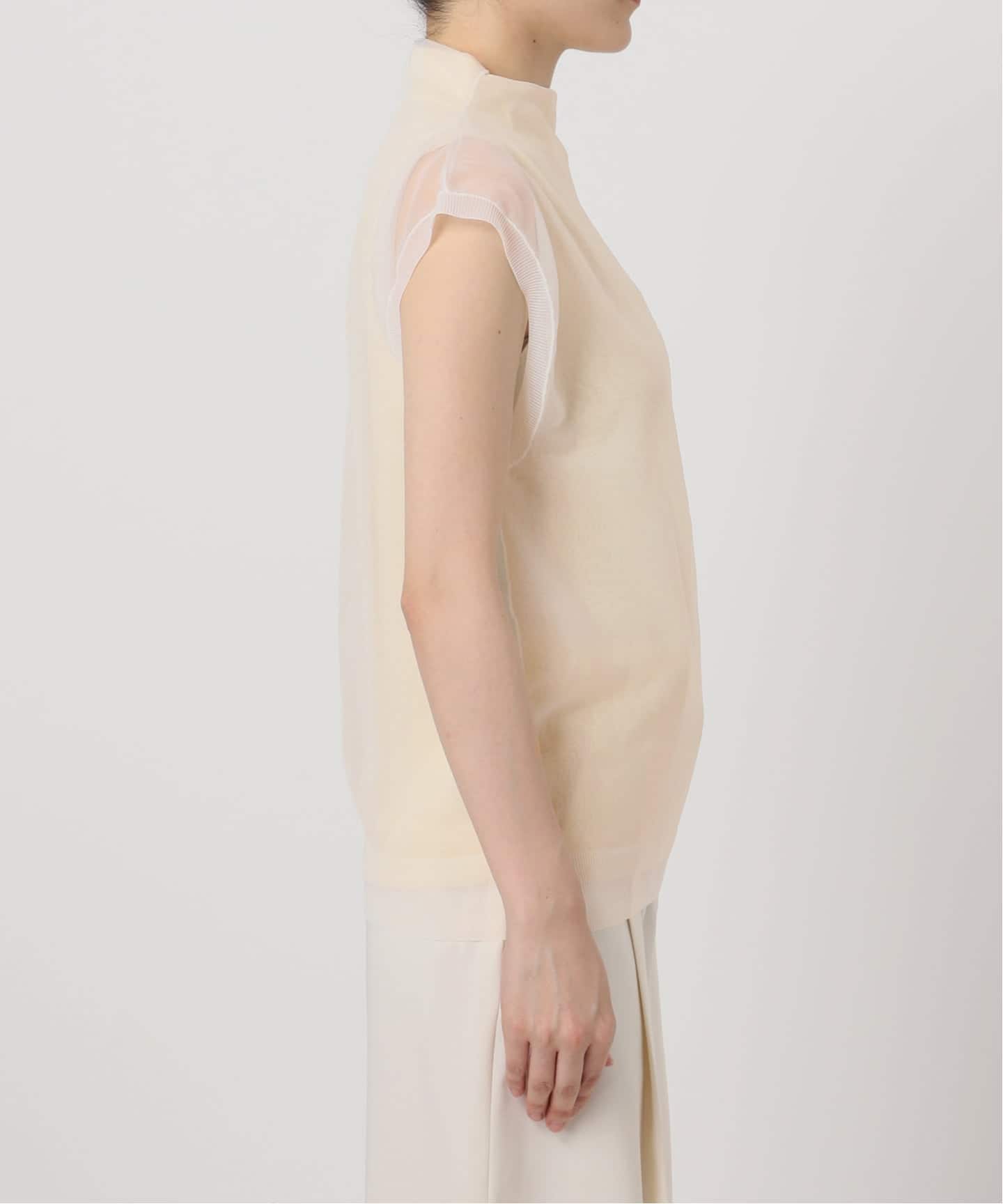 Noble ELENI エルニ 2025AW レイヤードスリーブレスニット ELENI/エルニ レイヤードスリーブレスニット（ニット／セーター