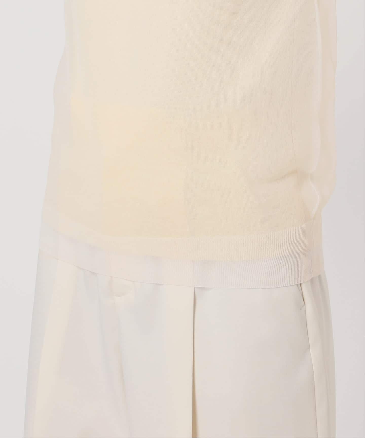 Noble ELENI エルニ 2025AW レイヤードスリーブレスニット Noble ELENI エルニ 2025AW レイヤードスリーブレスニット