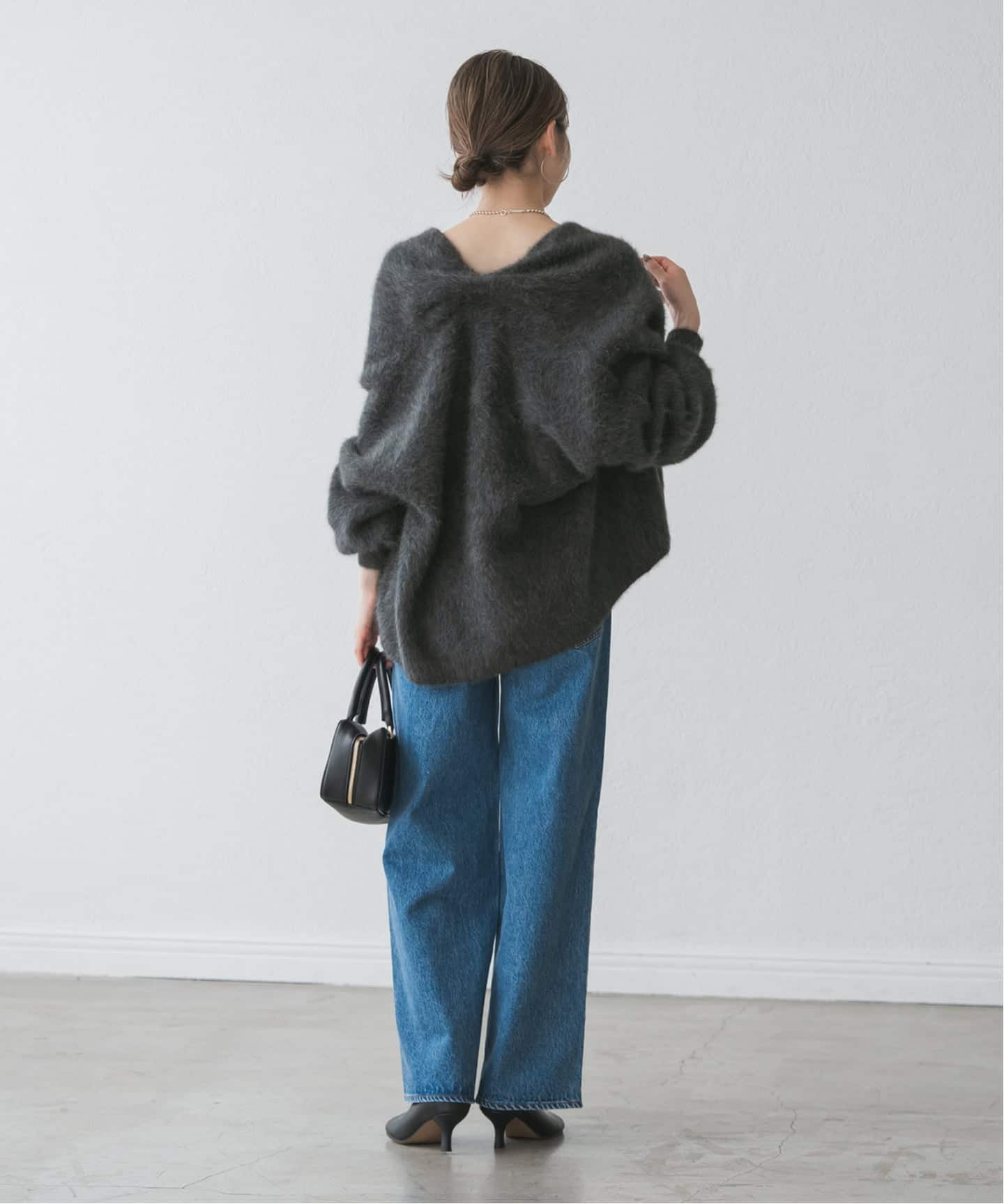 noble ファーニットカーディガン FOX/Caファーニットカーディガン（カーディガン）｜NOBLE