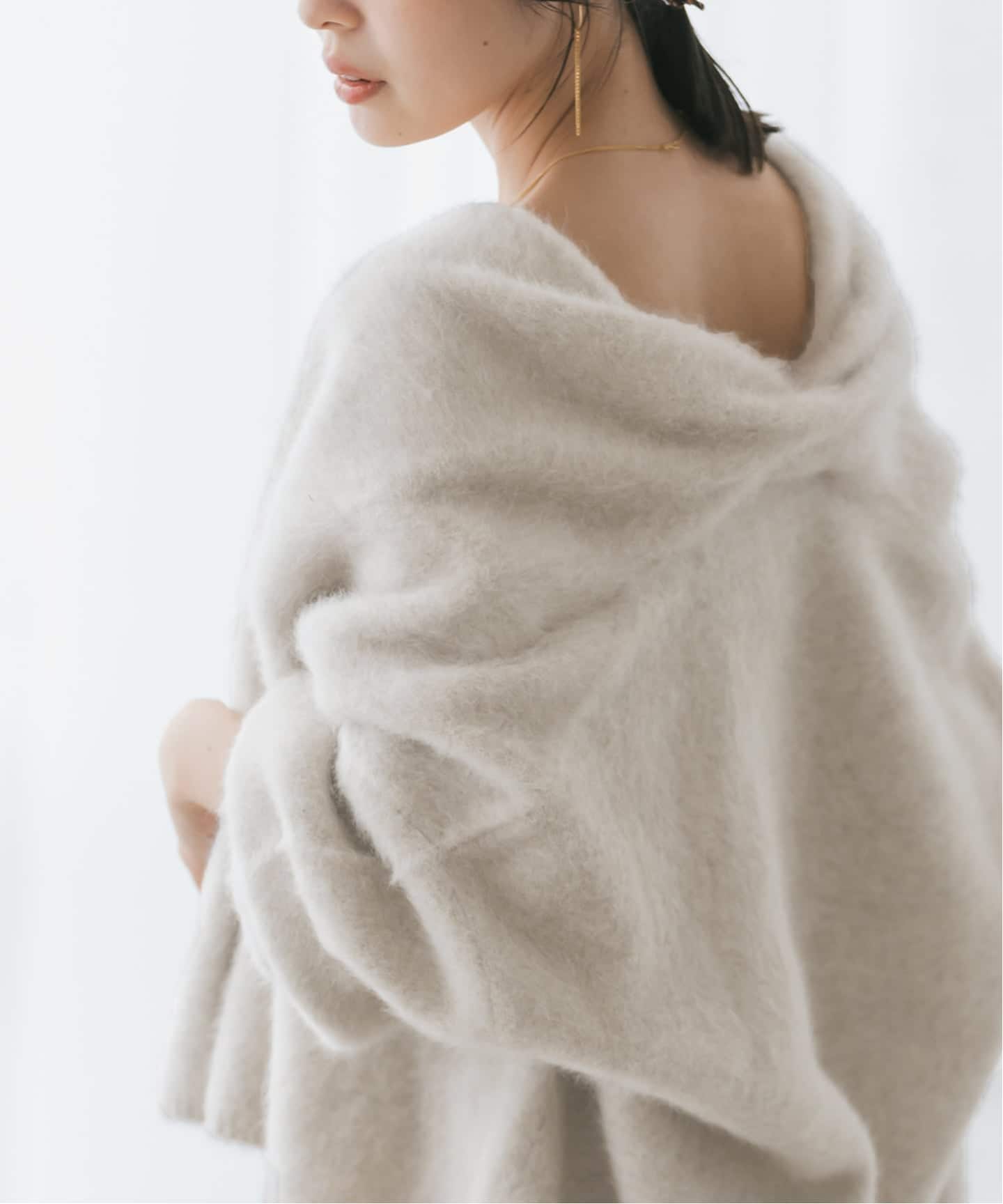 FOX/Caファーニットカーディガン（カーディガン）｜NOBLE（ノーブル