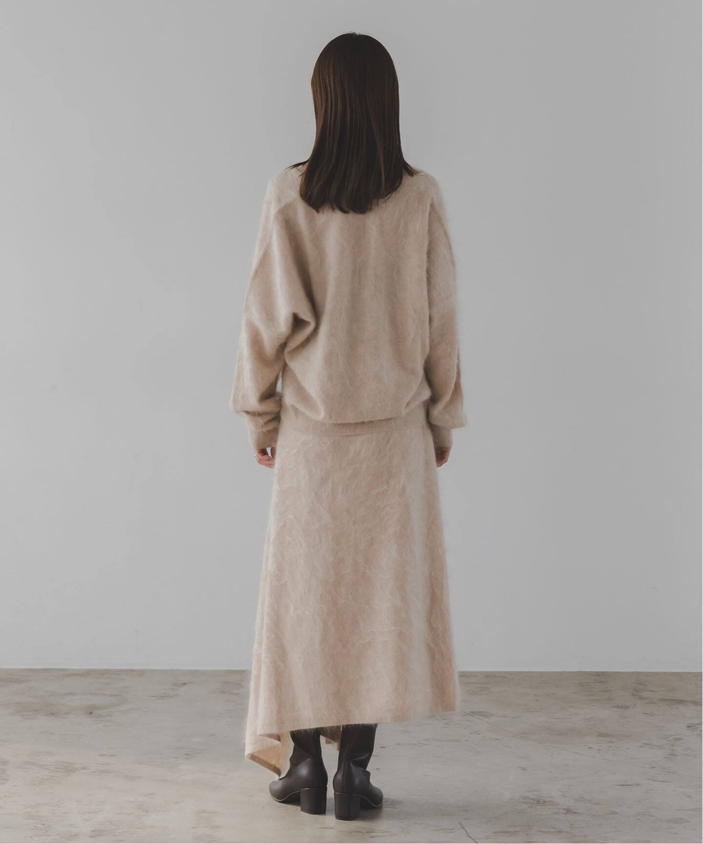 ELENI/エルニ ファーカシミヤVネックニット（ニット／セーター