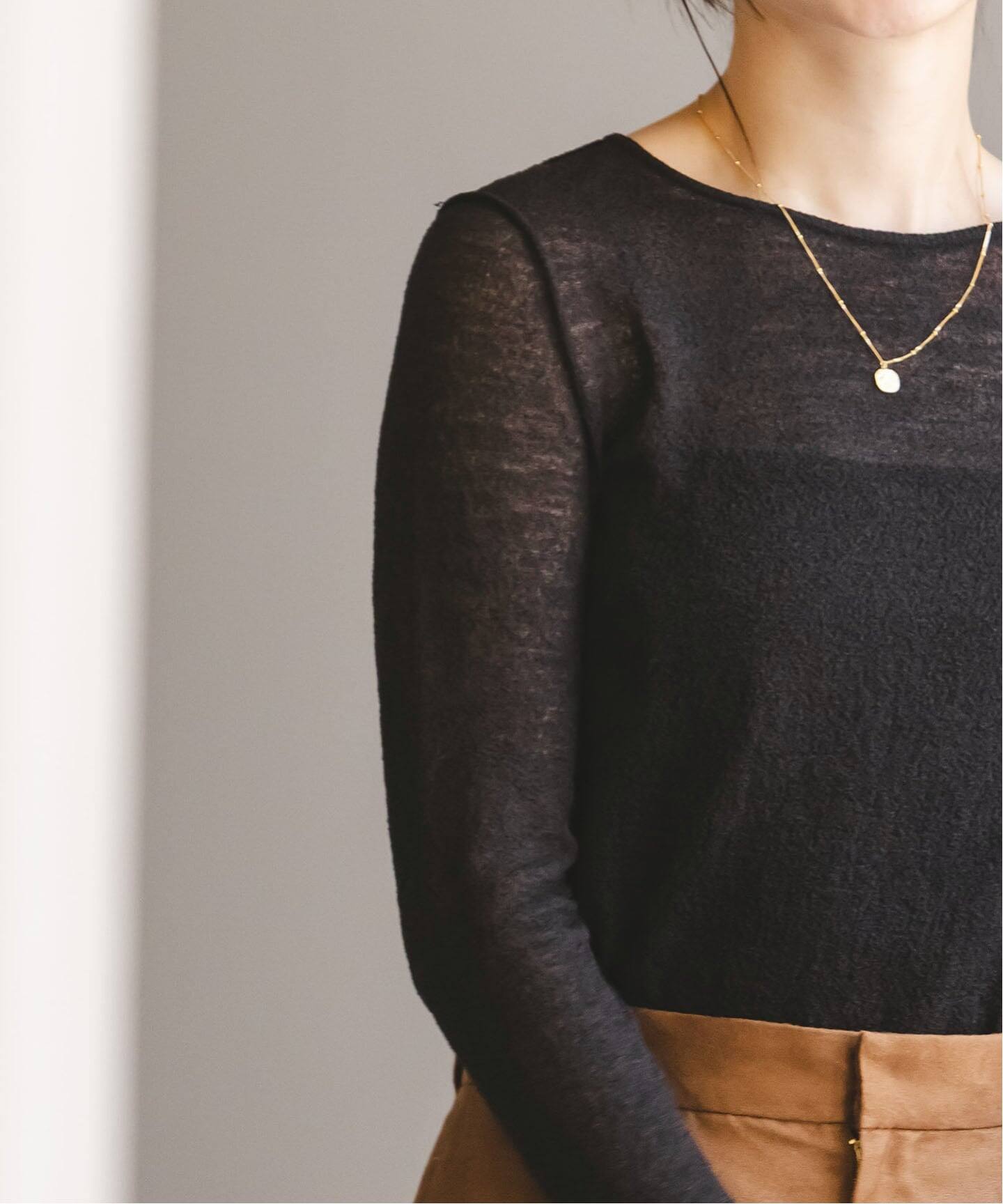 メリノデニットプルオーバー（ニット／セーター）｜NOBLE