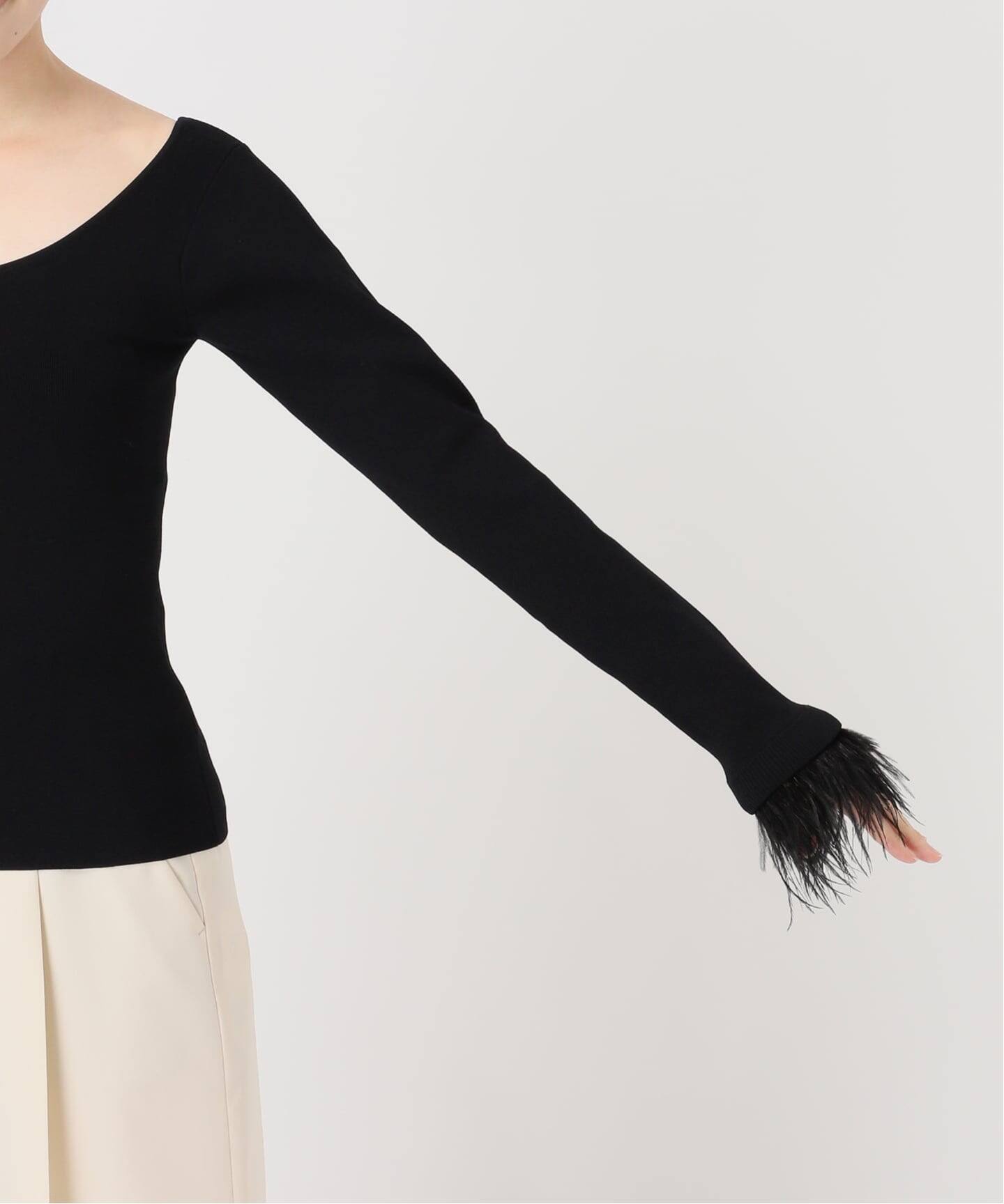 オーストリッチカフスタイトニット（ニット／セーター）｜NOBLE