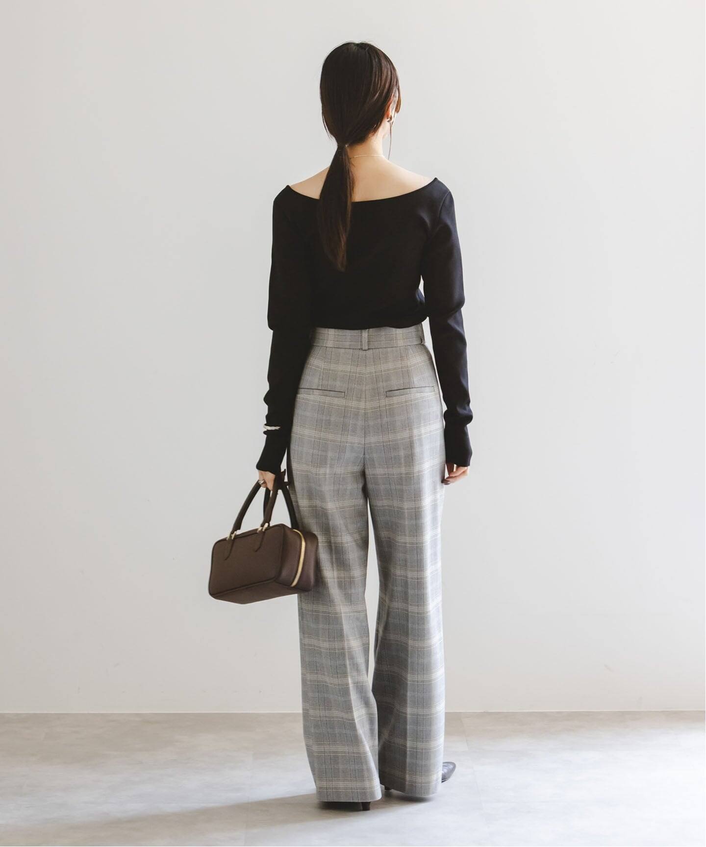 デコルテロングスリーブニット（ニット／セーター）｜NOBLE（ノーブル