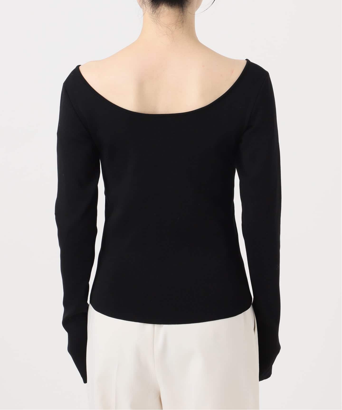 デコルテロングスリーブニット（ニット／セーター）｜NOBLE（ノーブル