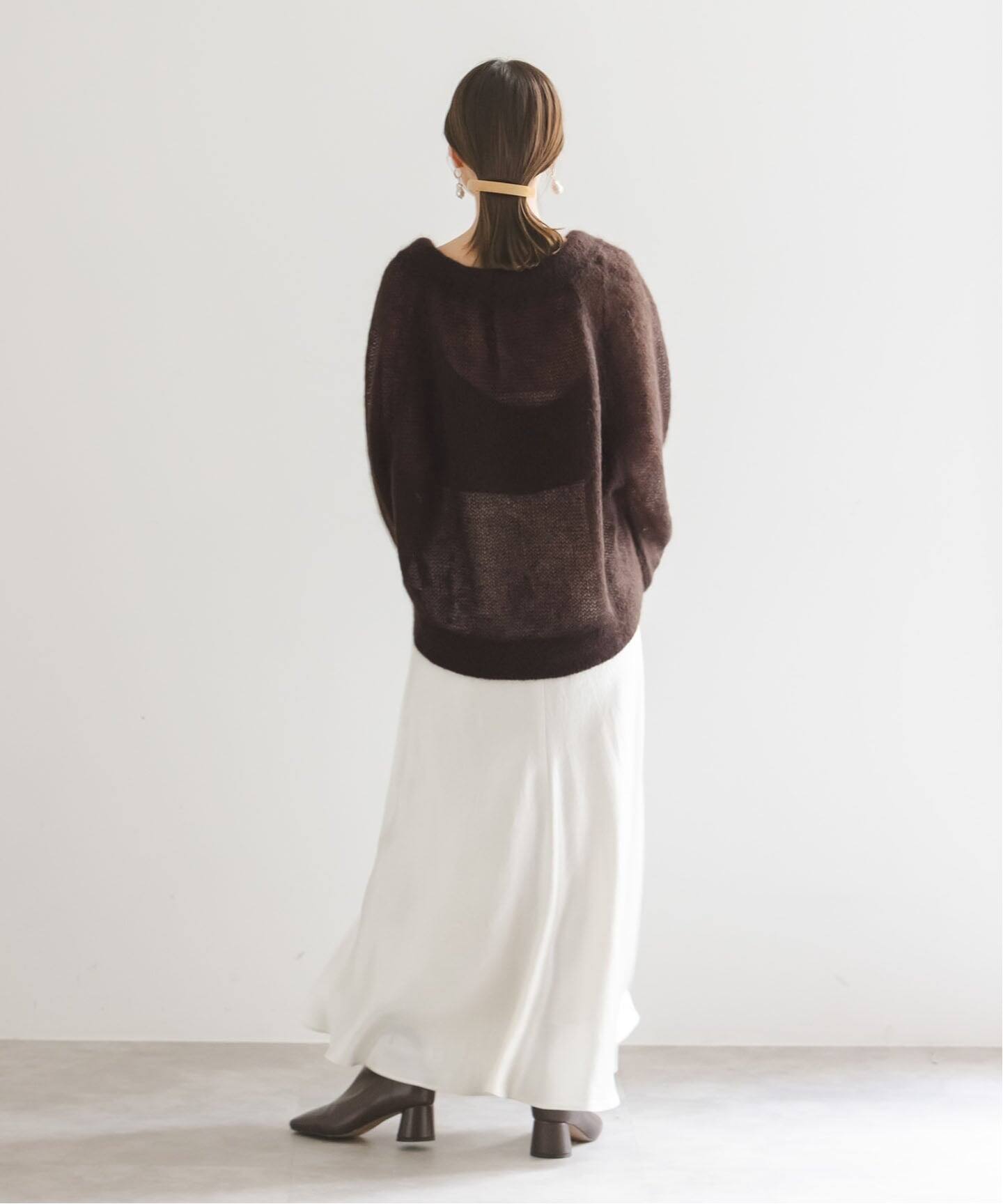 モヘヤミックスボウタイニット（ニット／セーター）｜NOBLE（ノーブル