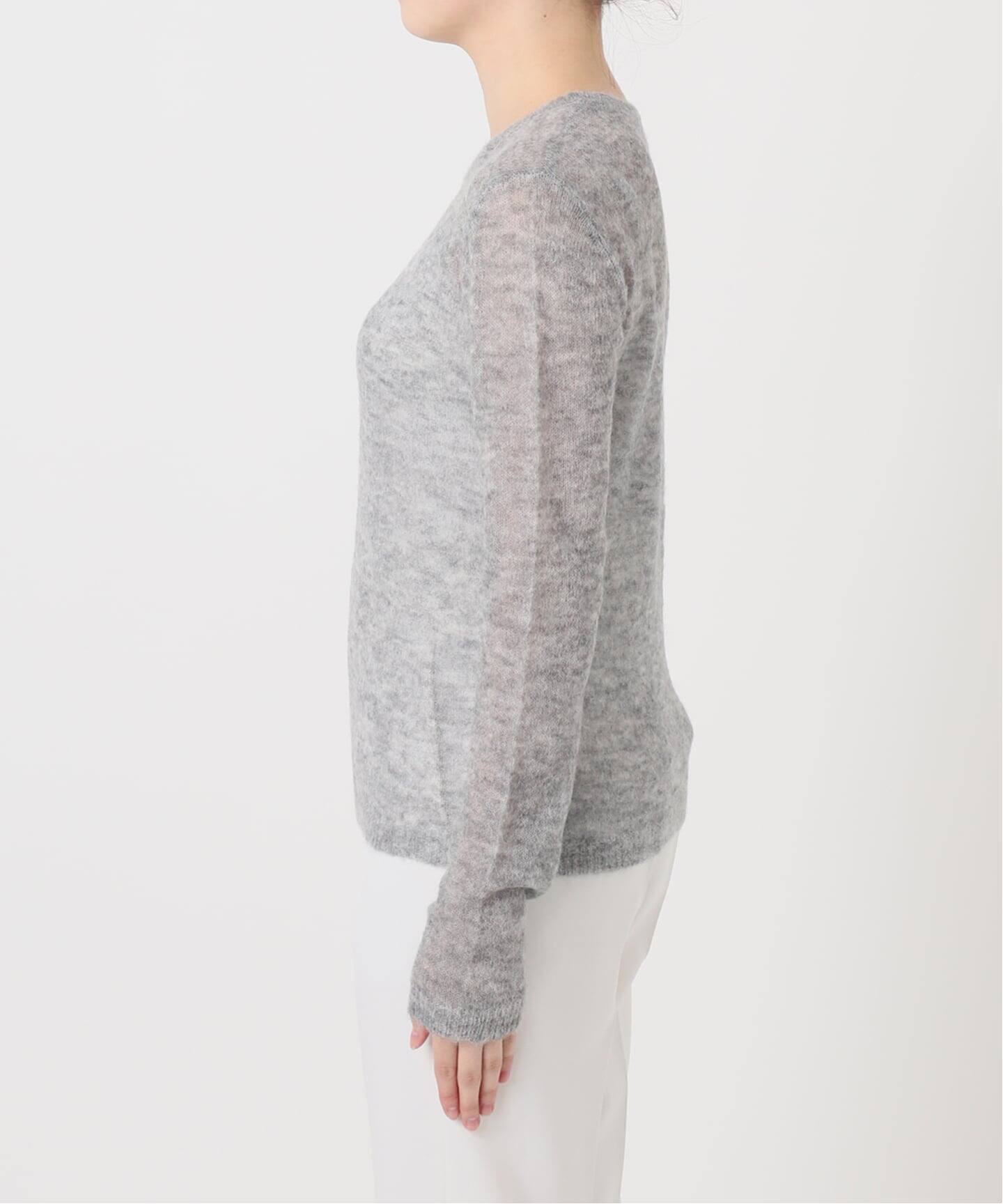 WEB限定追加》ファインアルパカウールシアーニット（ニット／セーター