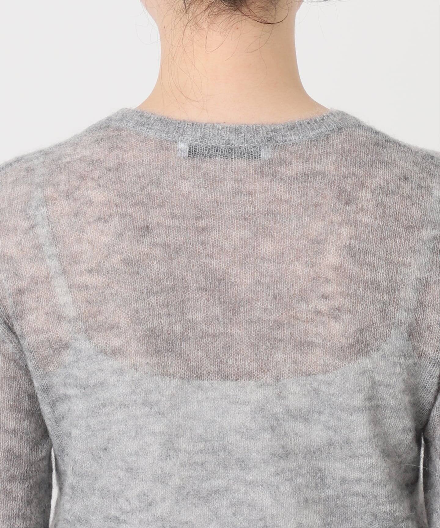 WEB限定追加》ファインアルパカウールシアーニット（ニット／セーター