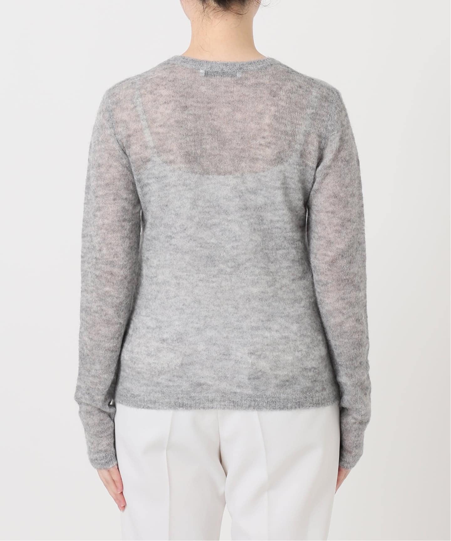 WEB限定追加》ファインアルパカウールシアーニット（ニット／セーター