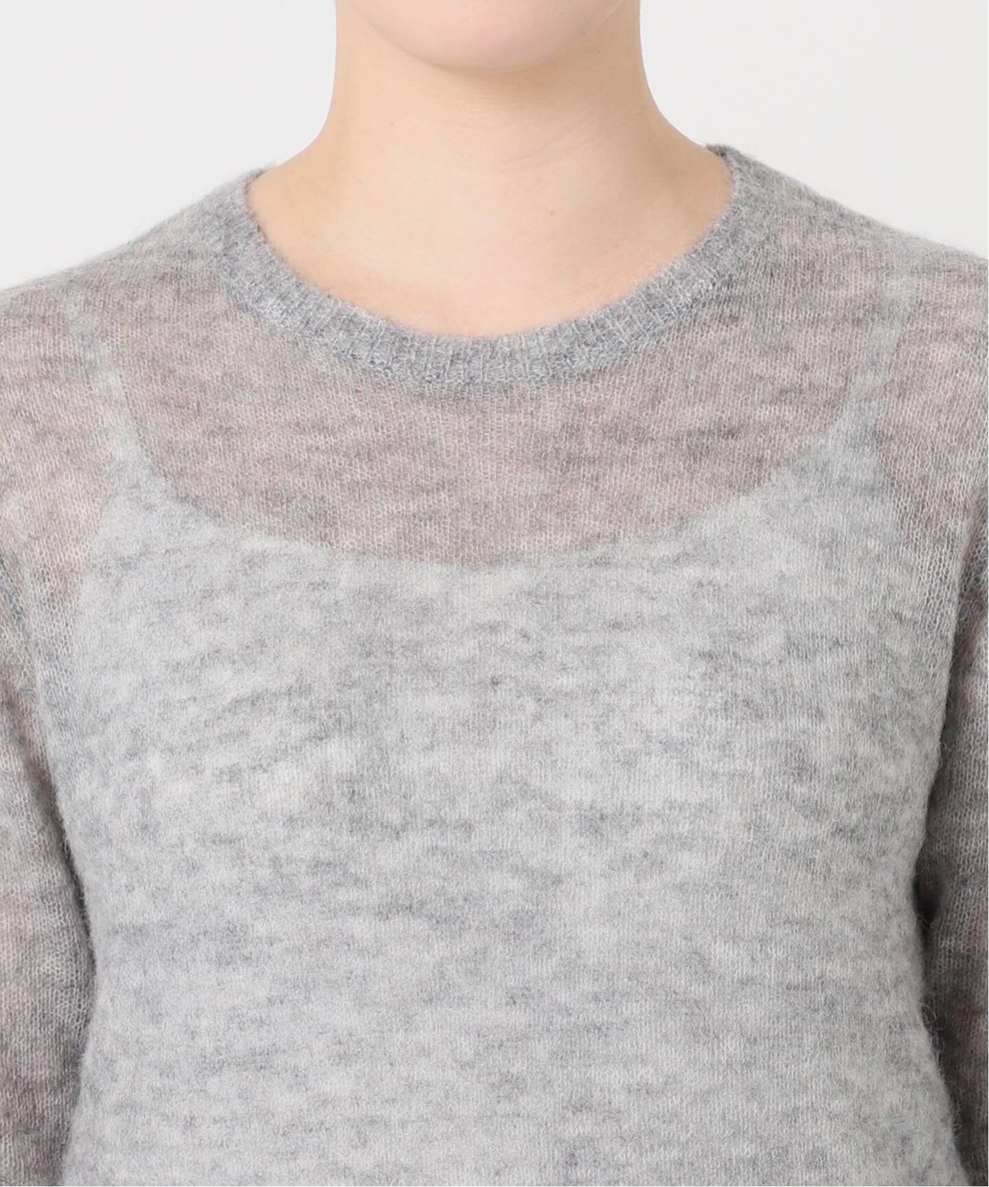 WEB限定追加》ファインアルパカウールシアーニット（ニット／セーター