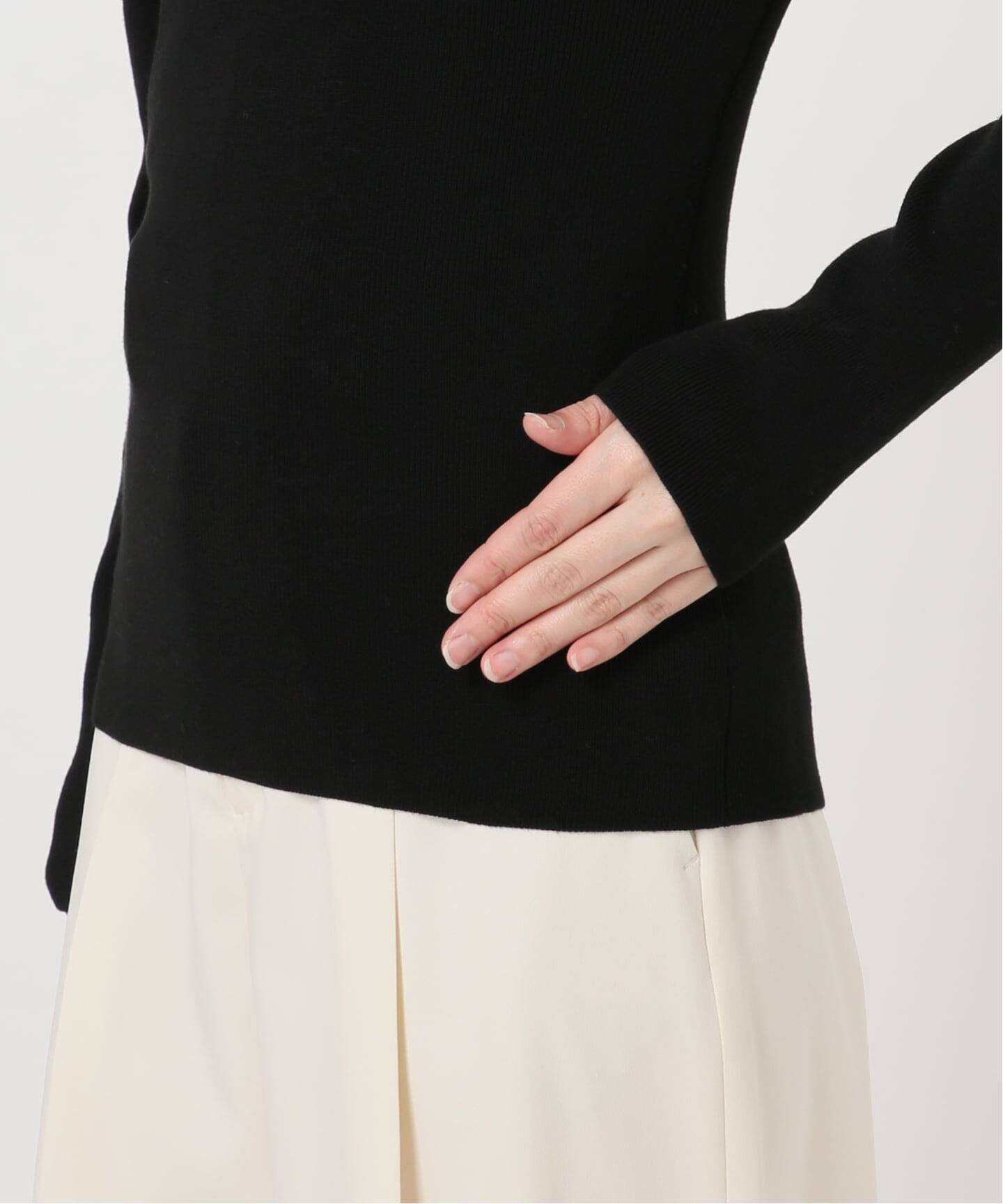 クロスリブオフショルダーニット（ニット／セーター）｜NOBLE