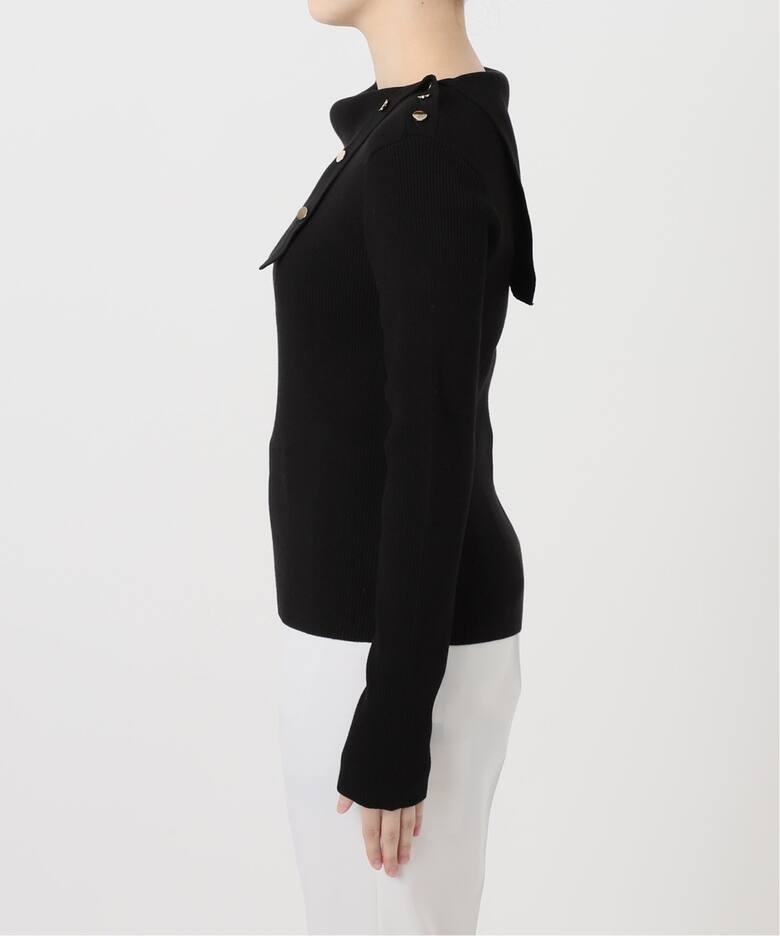 ショルダーボタンタイトリブニット（ニット／セーター）｜NOBLE  