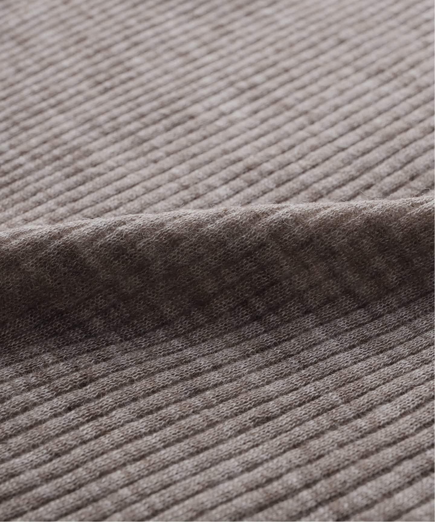 フロントジップシアーアルパカニット（ニット／セーター）｜NOBLE