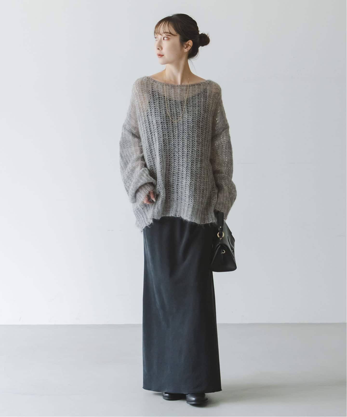 noble モヘヤウールシアープルオーバー モヘヤウールシアープルオーバー（ニット／セーター）｜NOBLE