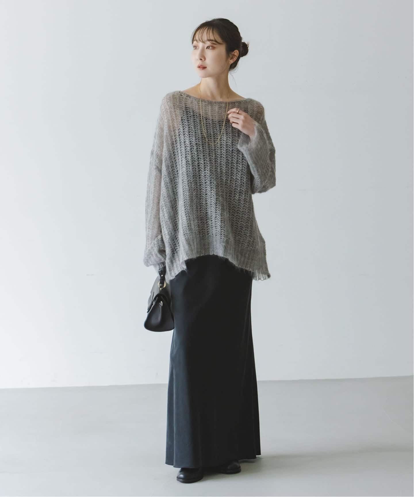 noble モヘヤウールシアープルオーバー モヘヤウールシアープルオーバー（ニット／セーター）｜NOBLE