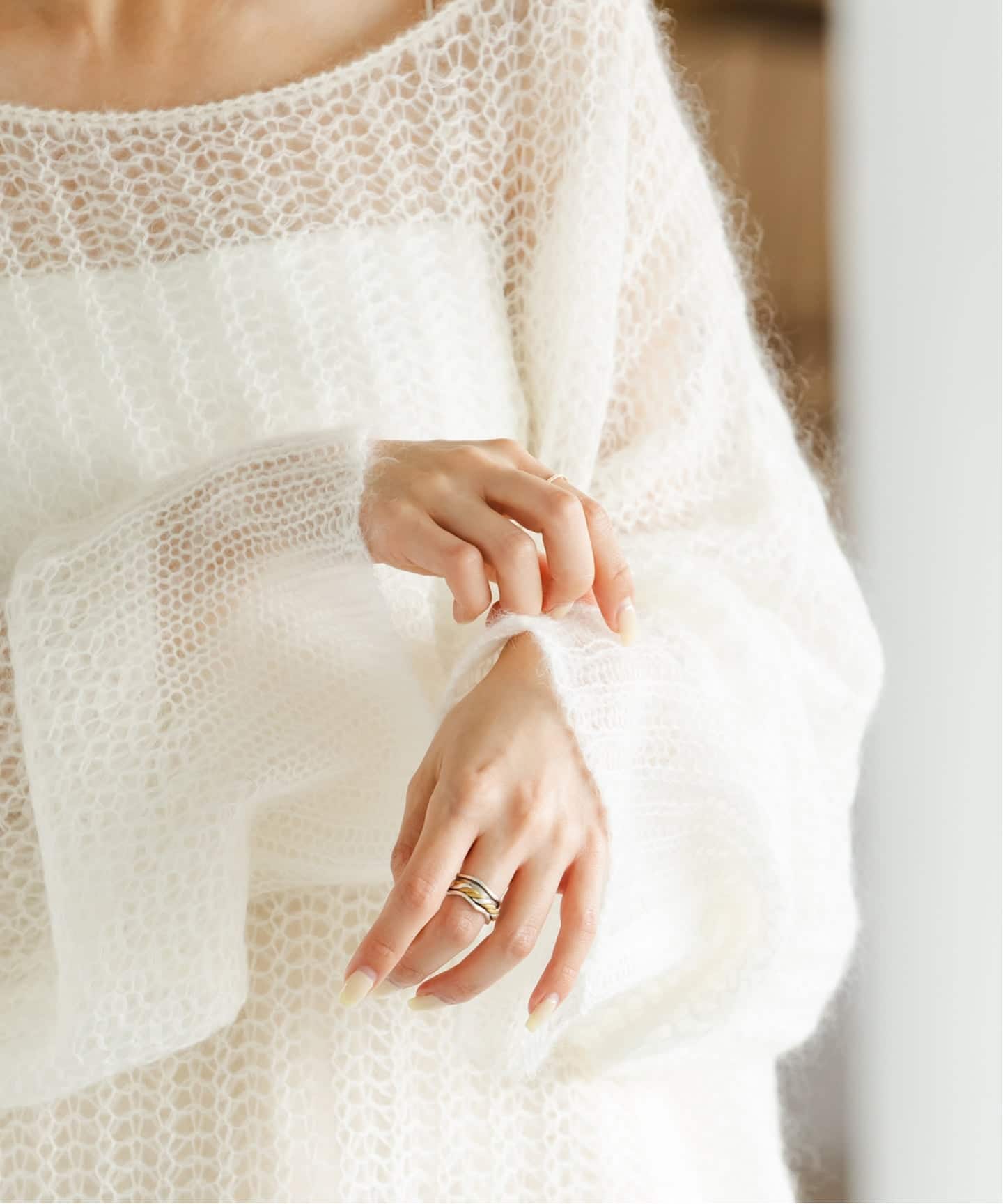 noble モヘヤウールシアープルオーバー モヘヤウールシアープルオーバー（ニット／セーター）｜NOBLE