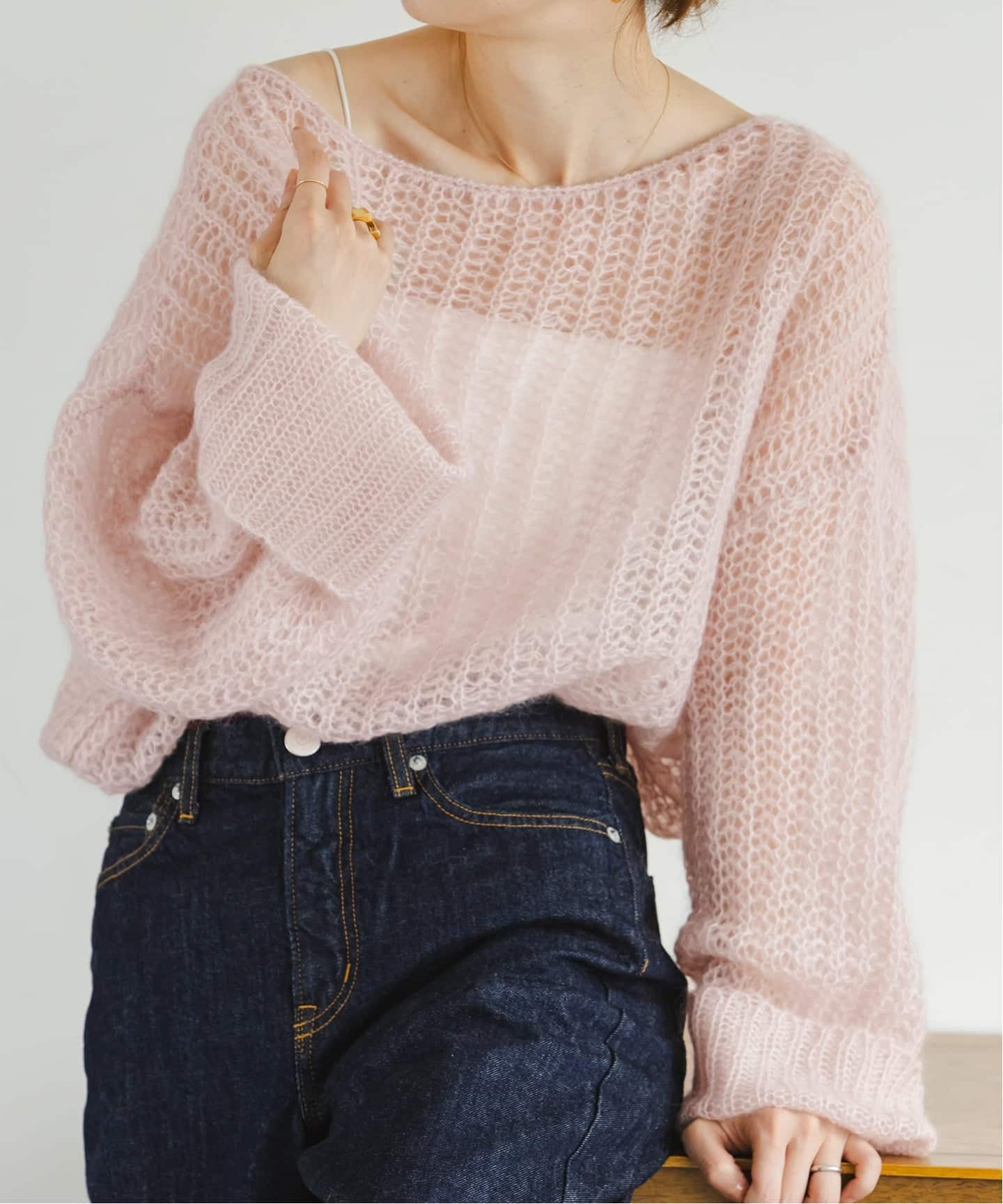 noble モヘヤウールシアープルオーバー モヘヤウールシアープルオーバー（ニット／セーター）｜NOBLE