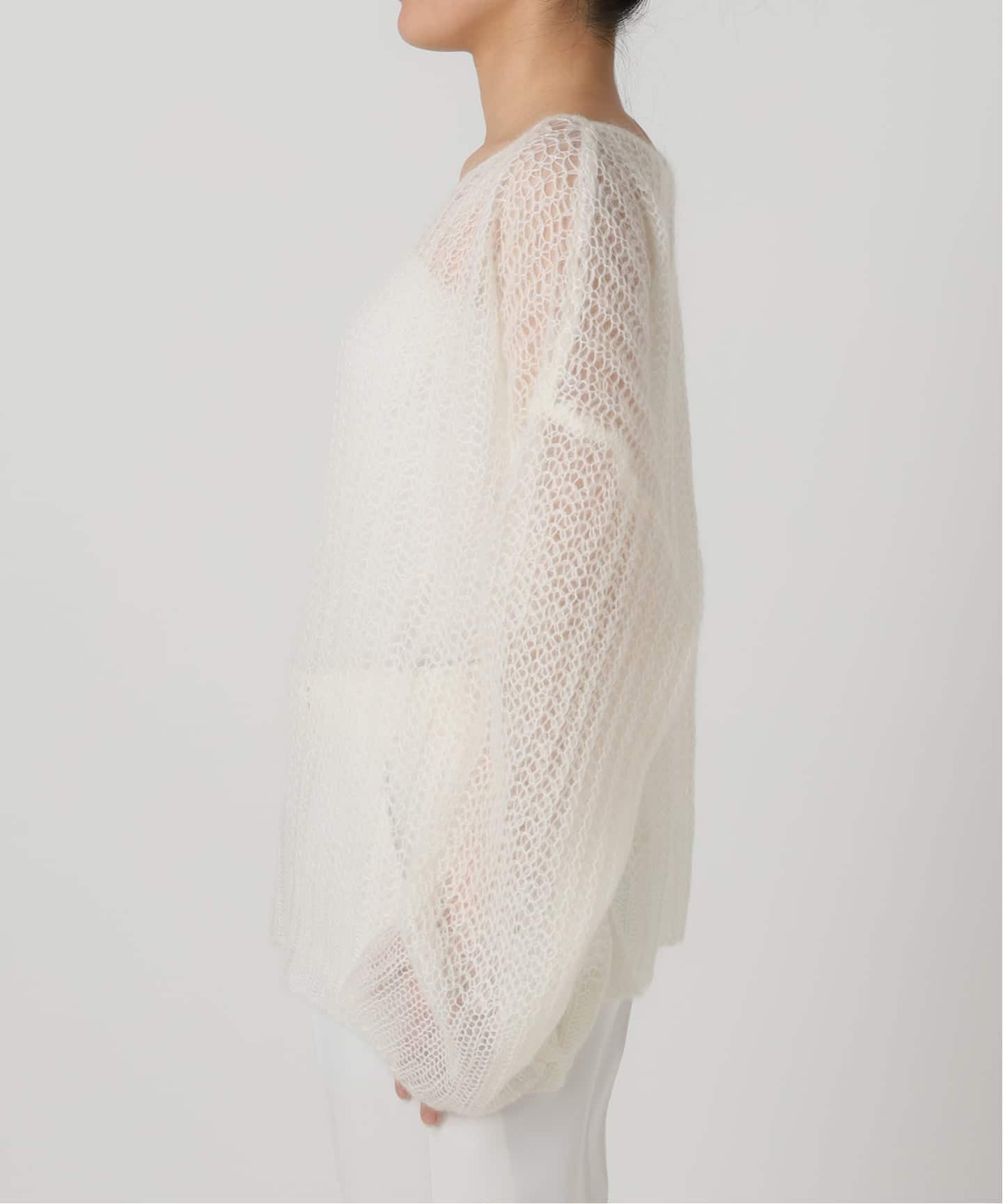 noble モヘヤウールシアープルオーバー モヘヤウールシアープルオーバー（ニット／セーター）｜NOBLE