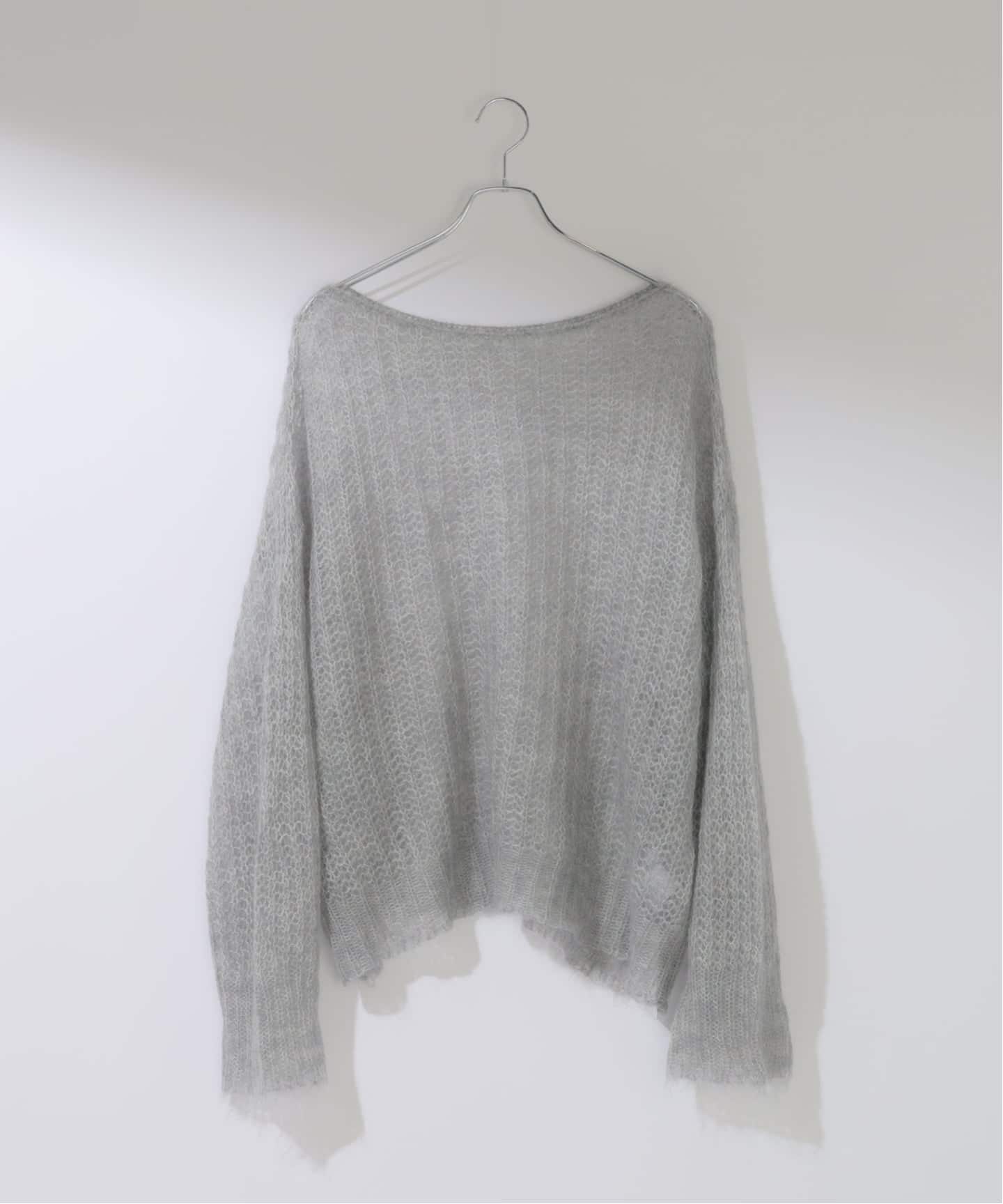 noble モヘヤウールシアープルオーバー モヘヤウールシアープルオーバー（ニット／セーター）｜NOBLE