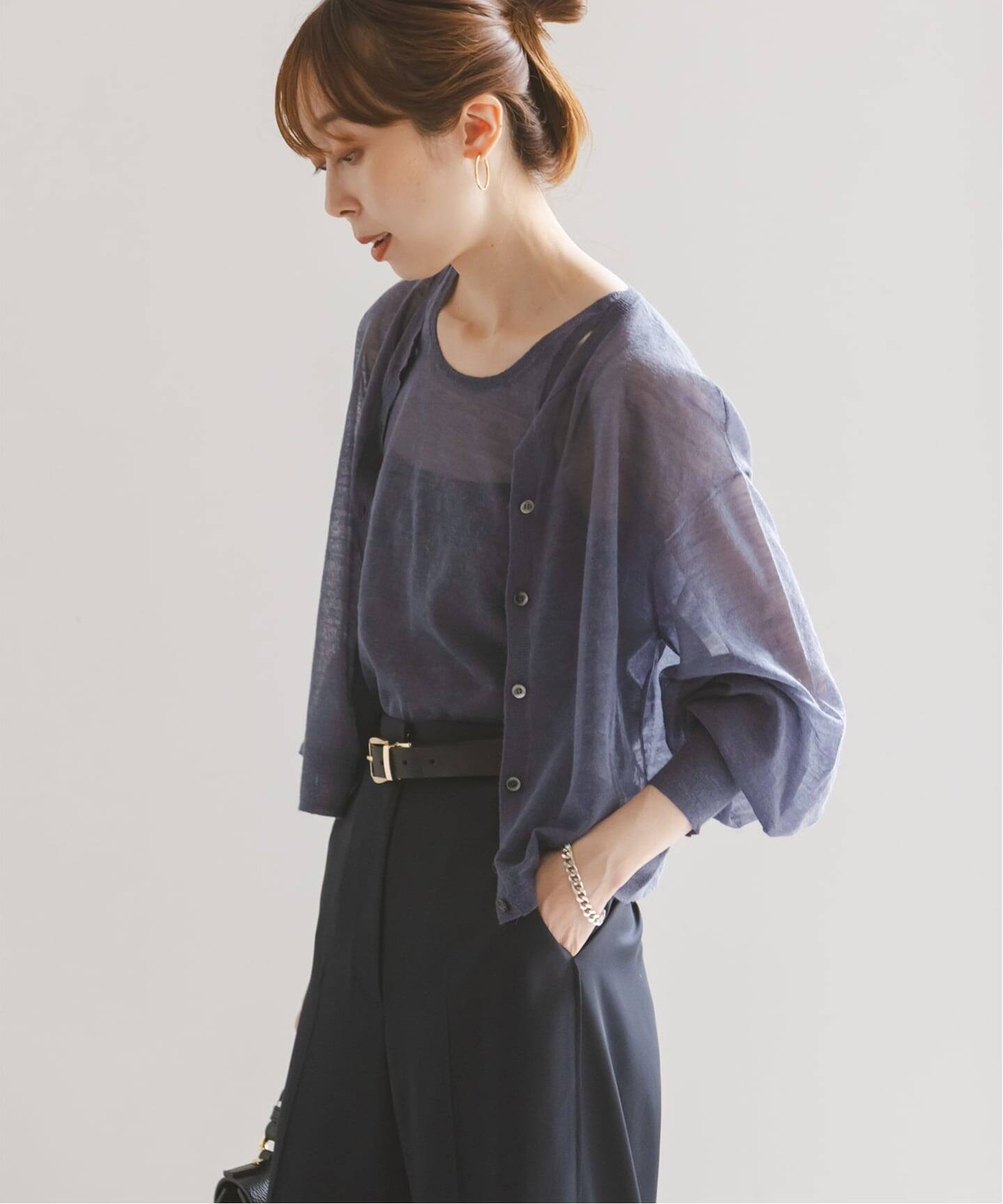 NOBLE ウールアルパカアンサンブルニット NOBLE ウールアルパカアンサンブルニット Noble（ノーブル）の