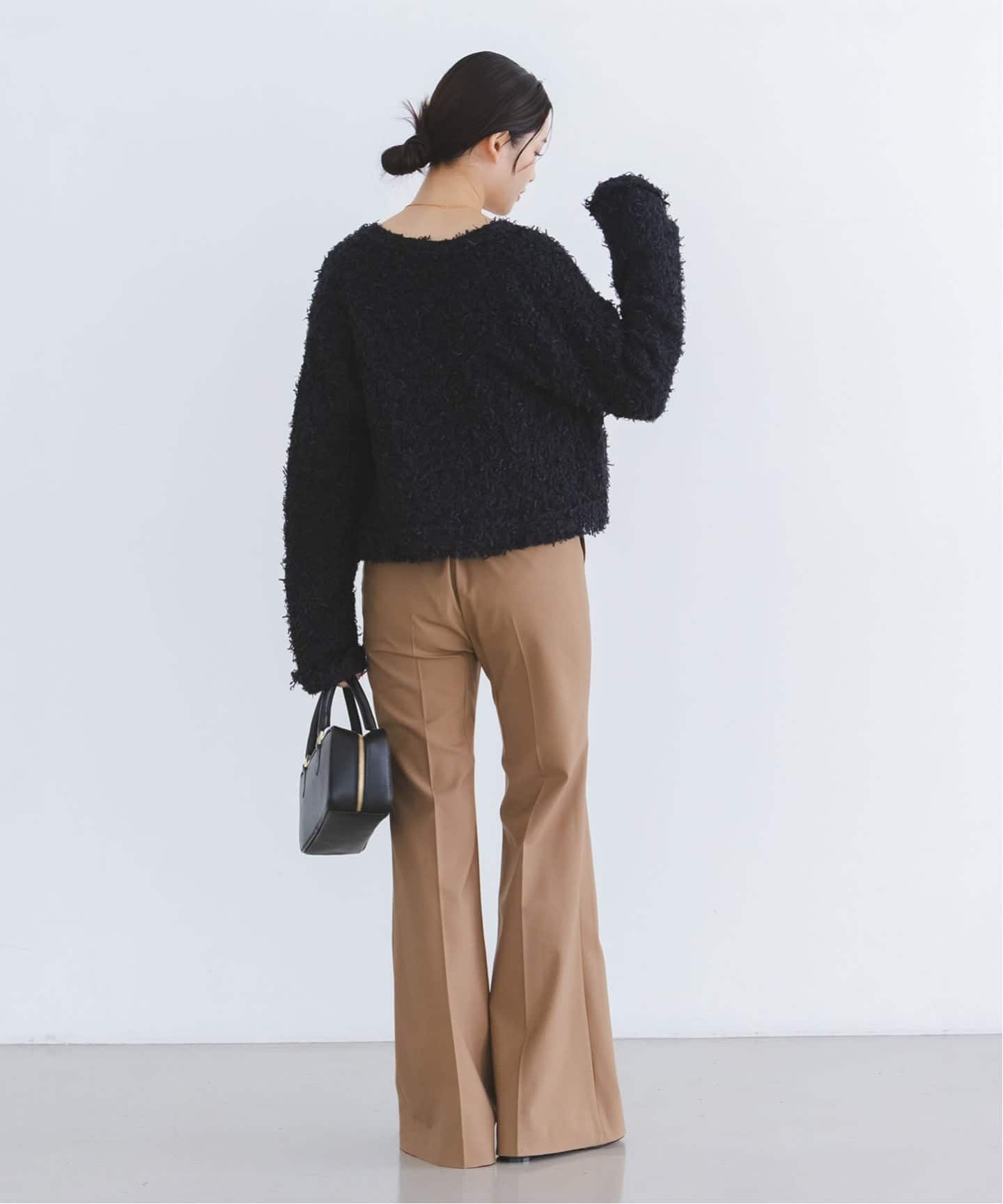 ツイードニットカーディガン（カーディガン）｜NOBLE（ノーブル）の