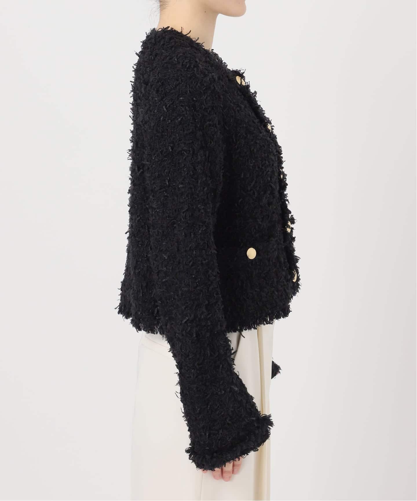 ノーブル ツイードニットカーディガン ツイードニットカーディガン（カーディガン）｜NOBLE（ノーブル）の