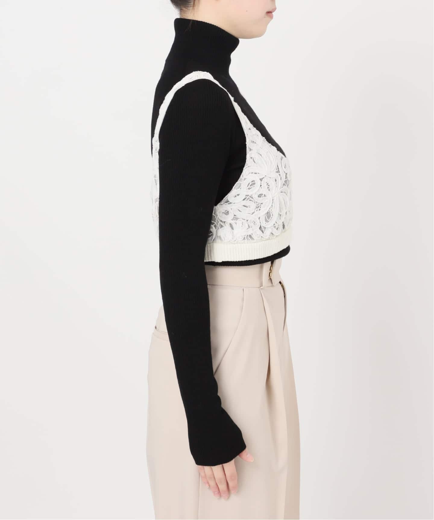 コードフラワーニットビスチェ（ニット／セーター）｜NOBLE（ノーブル