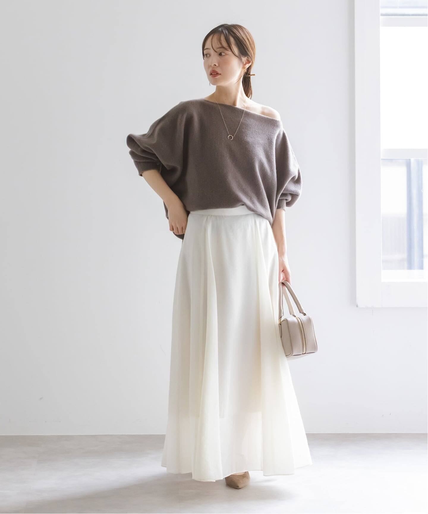 noble ファインウールドルマンプルオーバー　ベージュ ノーブル NOBLE 《追加予約》ファインウールドルマンプル